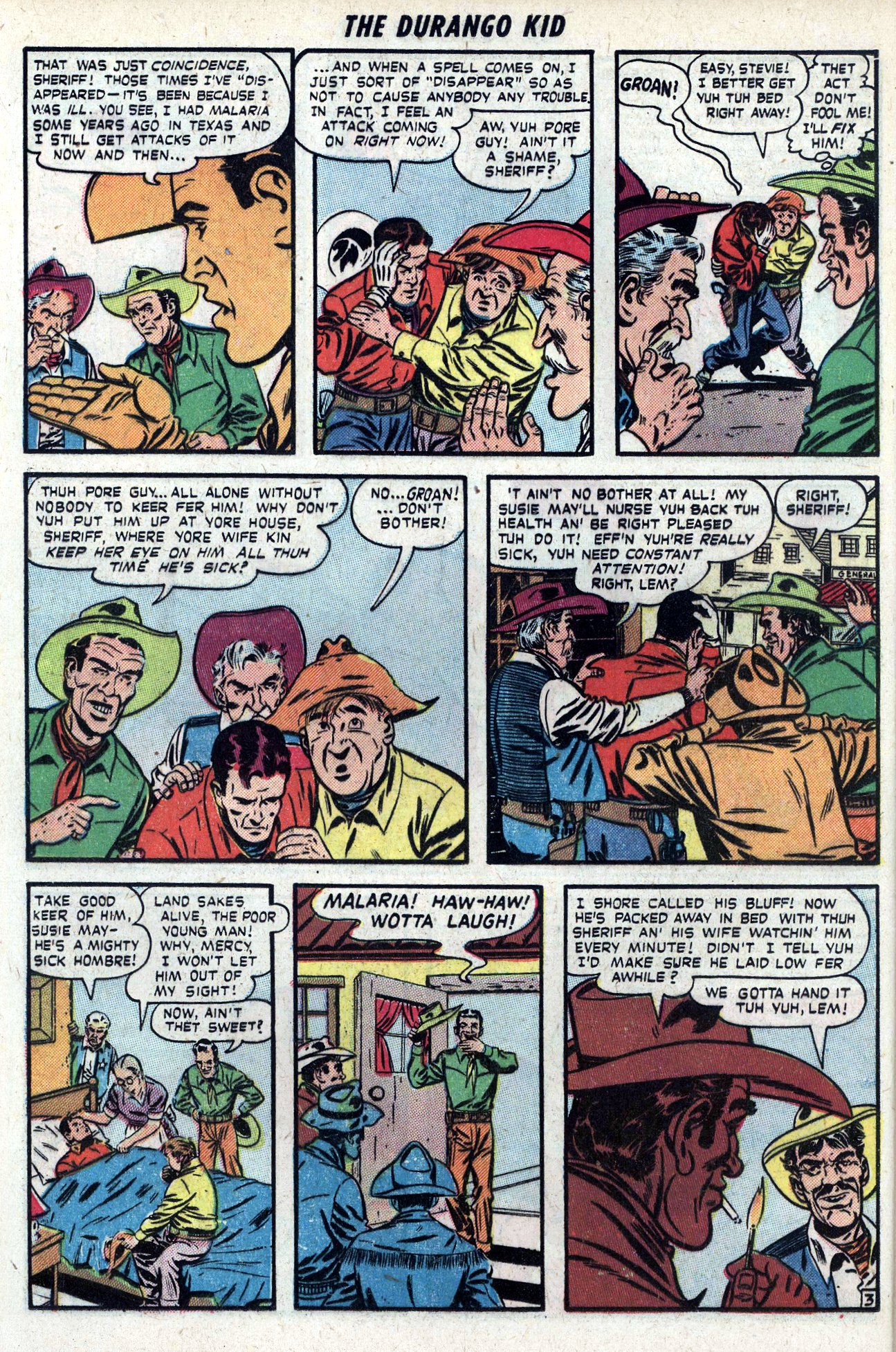 Read online Charles Starrett as The Durango Kid comic -  Issue #6 - 12