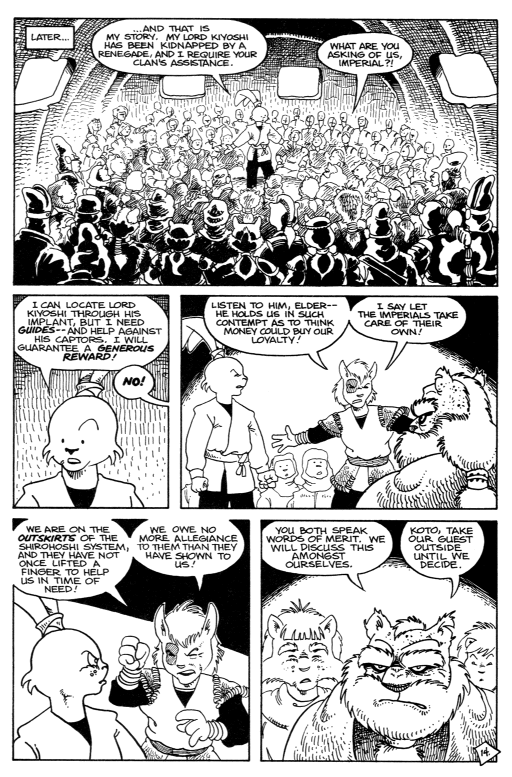 Read online Space Usagi comic -  Issue #2 - 16