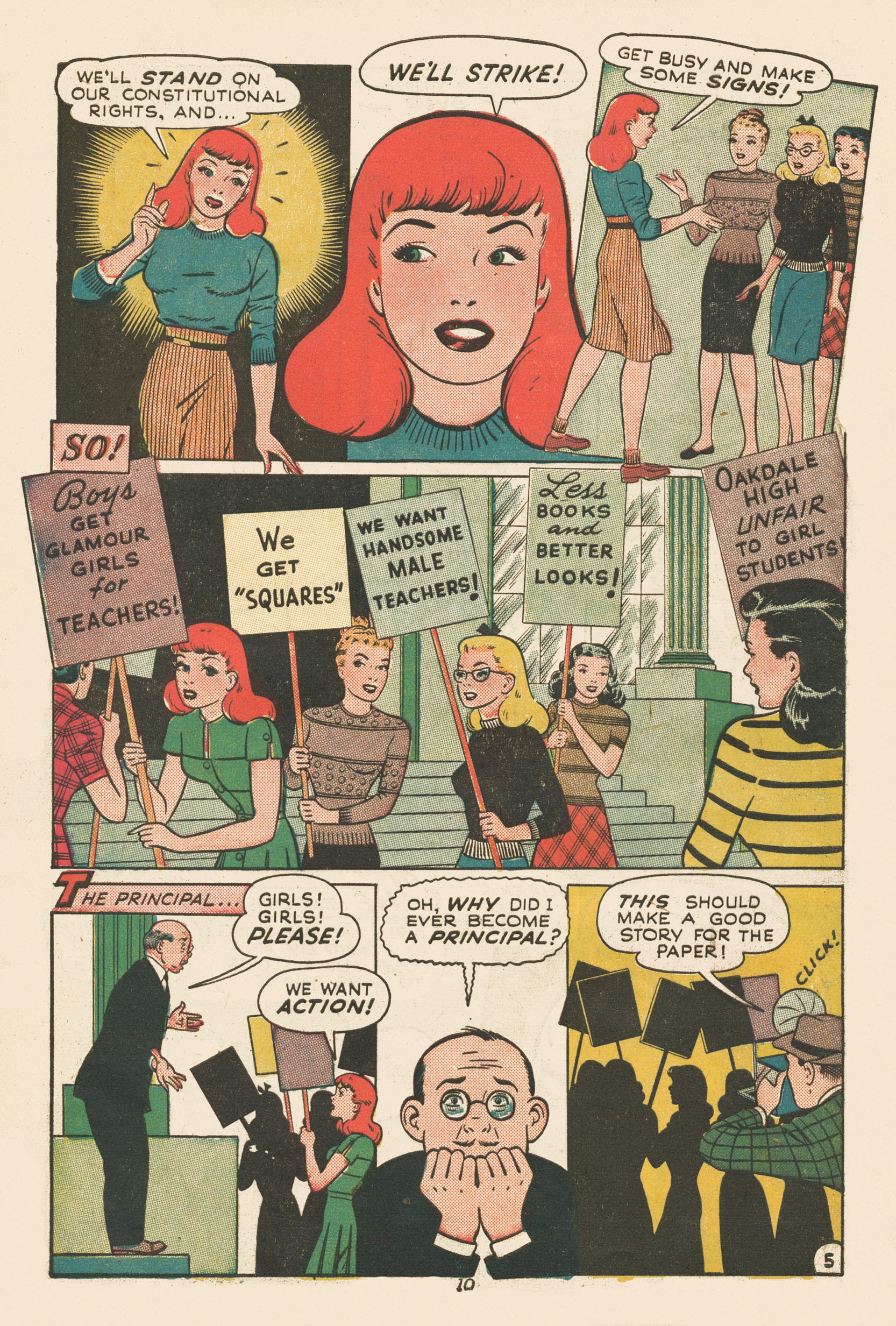 Read online Junior Miss (1947) comic -  Issue #29 - 10