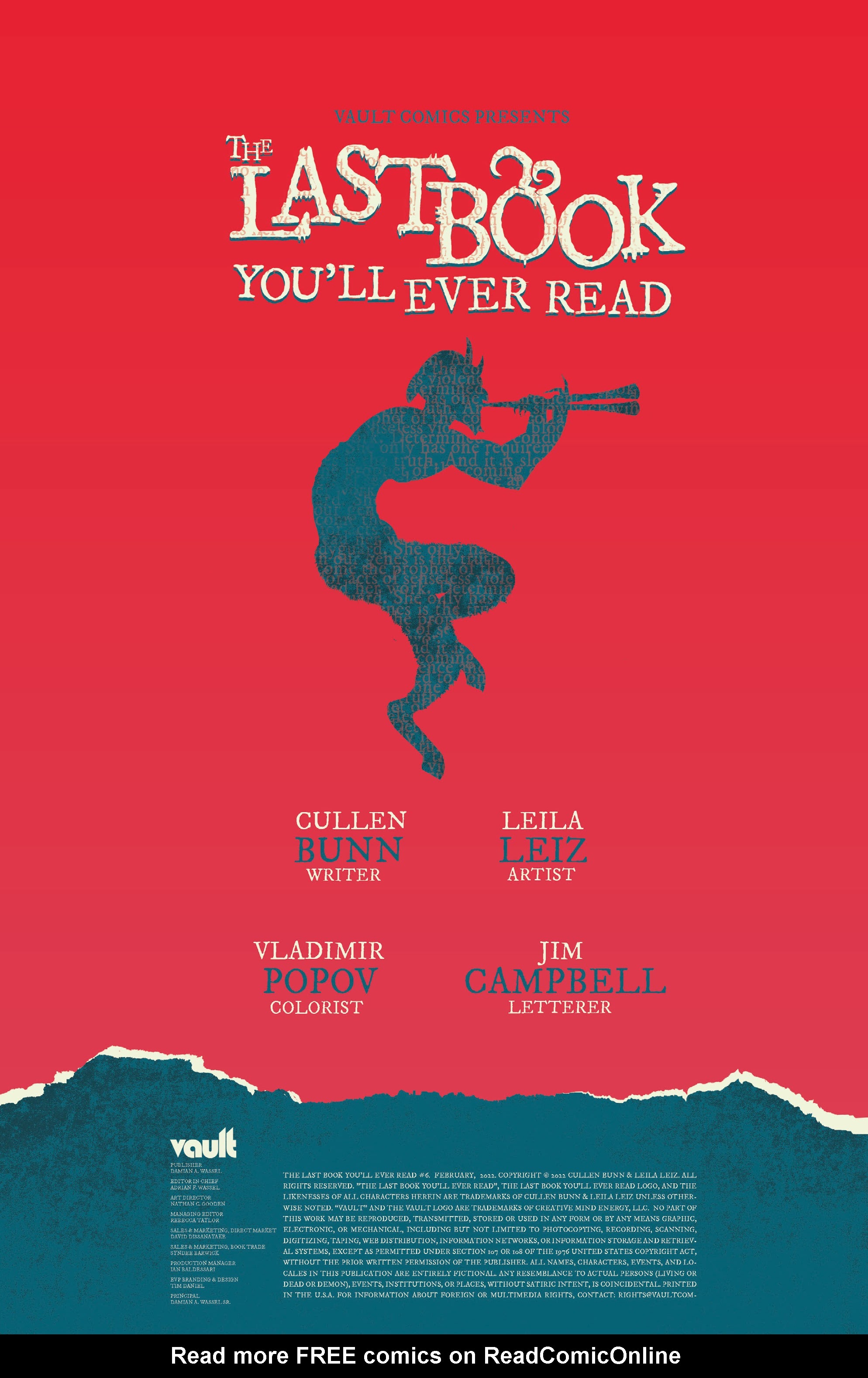 Read online Last Book You'll Ever Read comic -  Issue #6 - 2