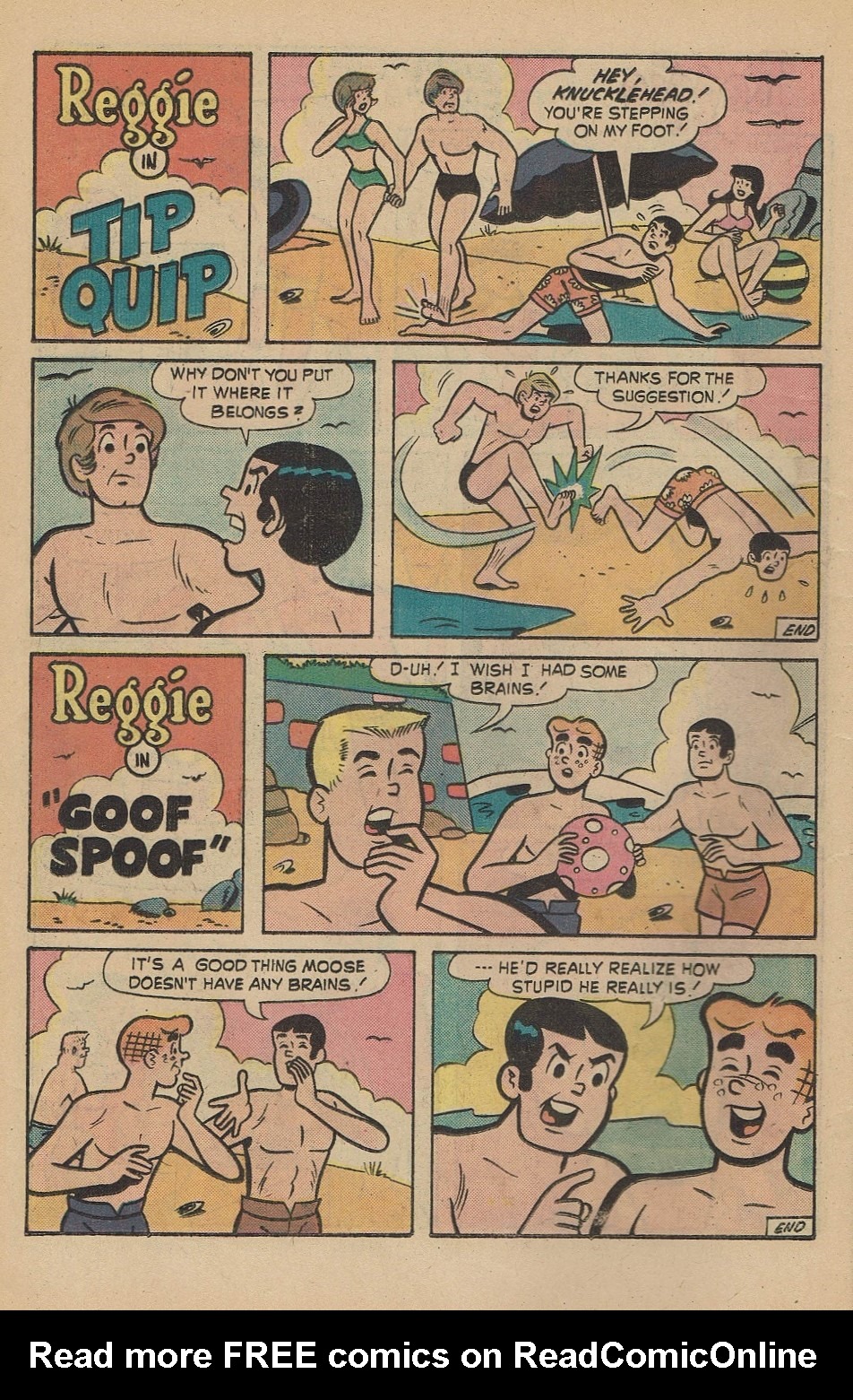 Read online Reggie's Wise Guy Jokes comic -  Issue #35 - 14