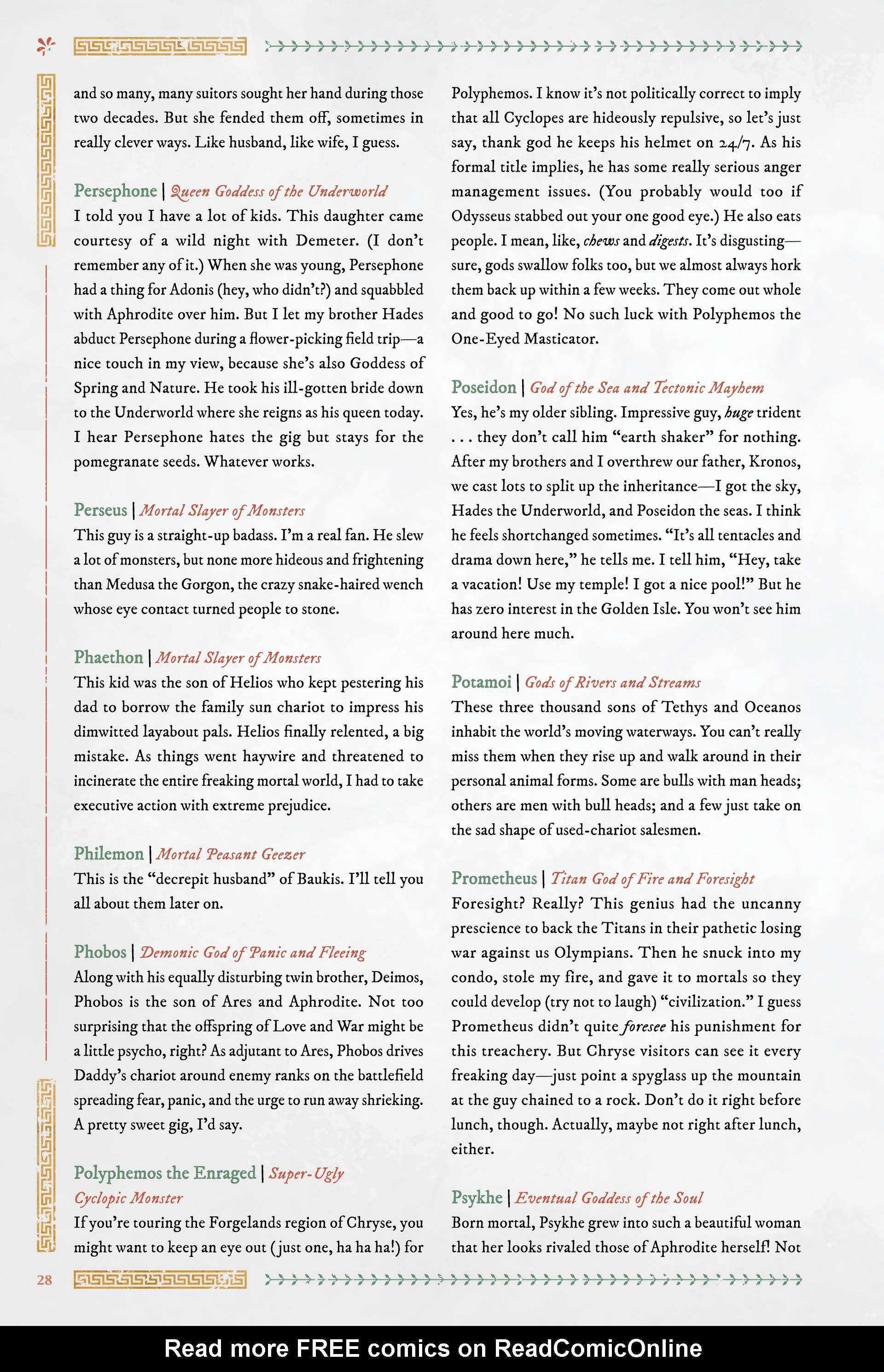 Read online Immortals Fenyx Rising: A Traveler's Guide to the Golden Isle comic -  Issue # TPB - 28