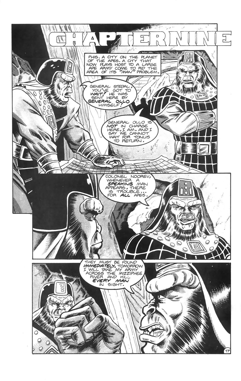 Read online Planet of the Apes: Blood of the Apes comic -  Issue #3 - 22