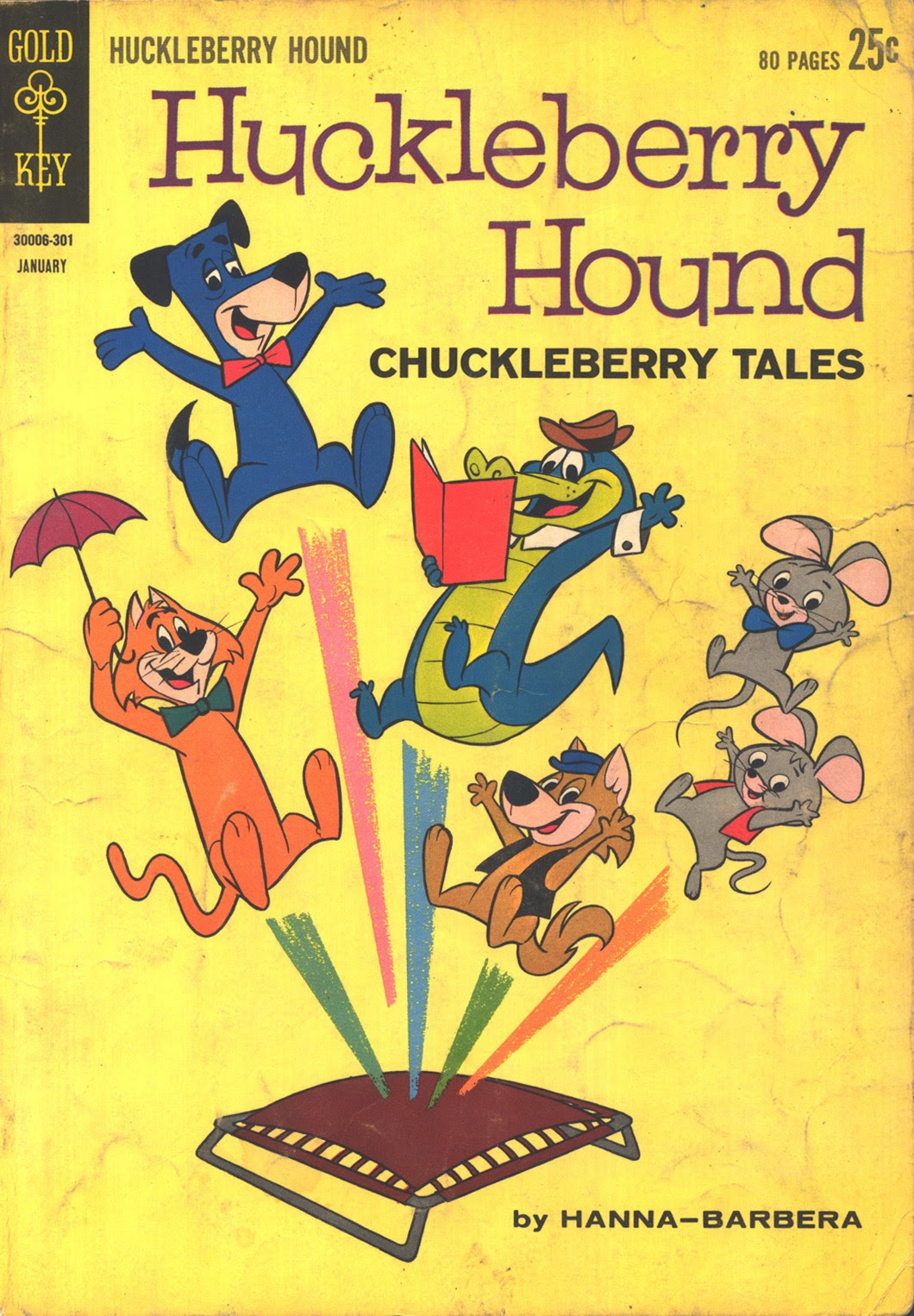 Read online Huckleberry Hound (1960) comic -  Issue #19 - 1