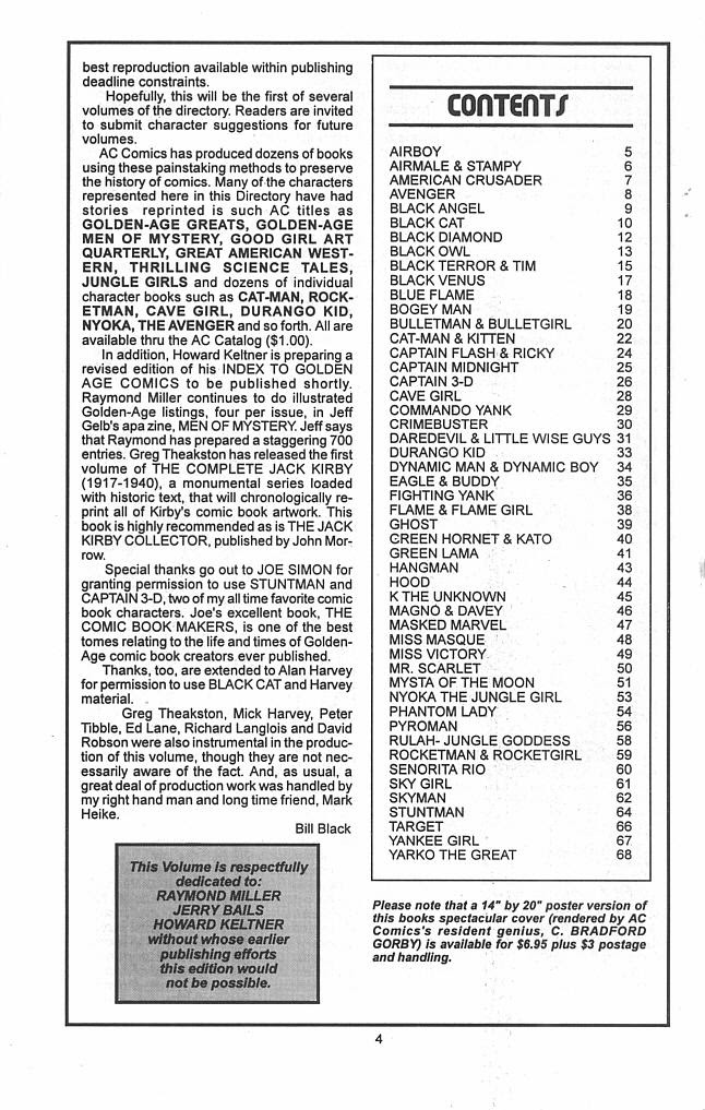 Read online Official Golden-Age Hero & Heroine Directory comic -  Issue # TPB - 7