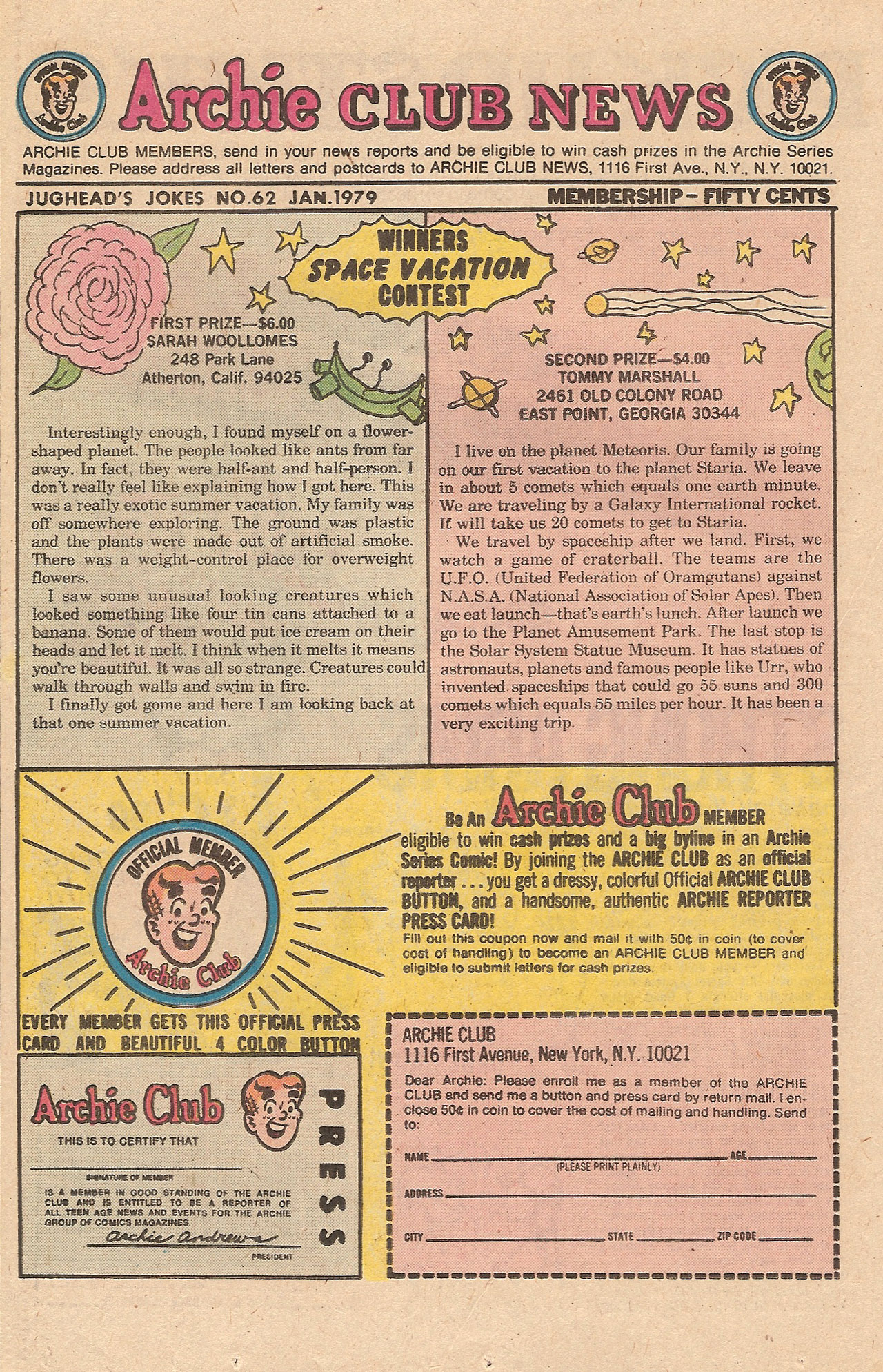 Read online Jughead's Jokes comic -  Issue #62 - 26