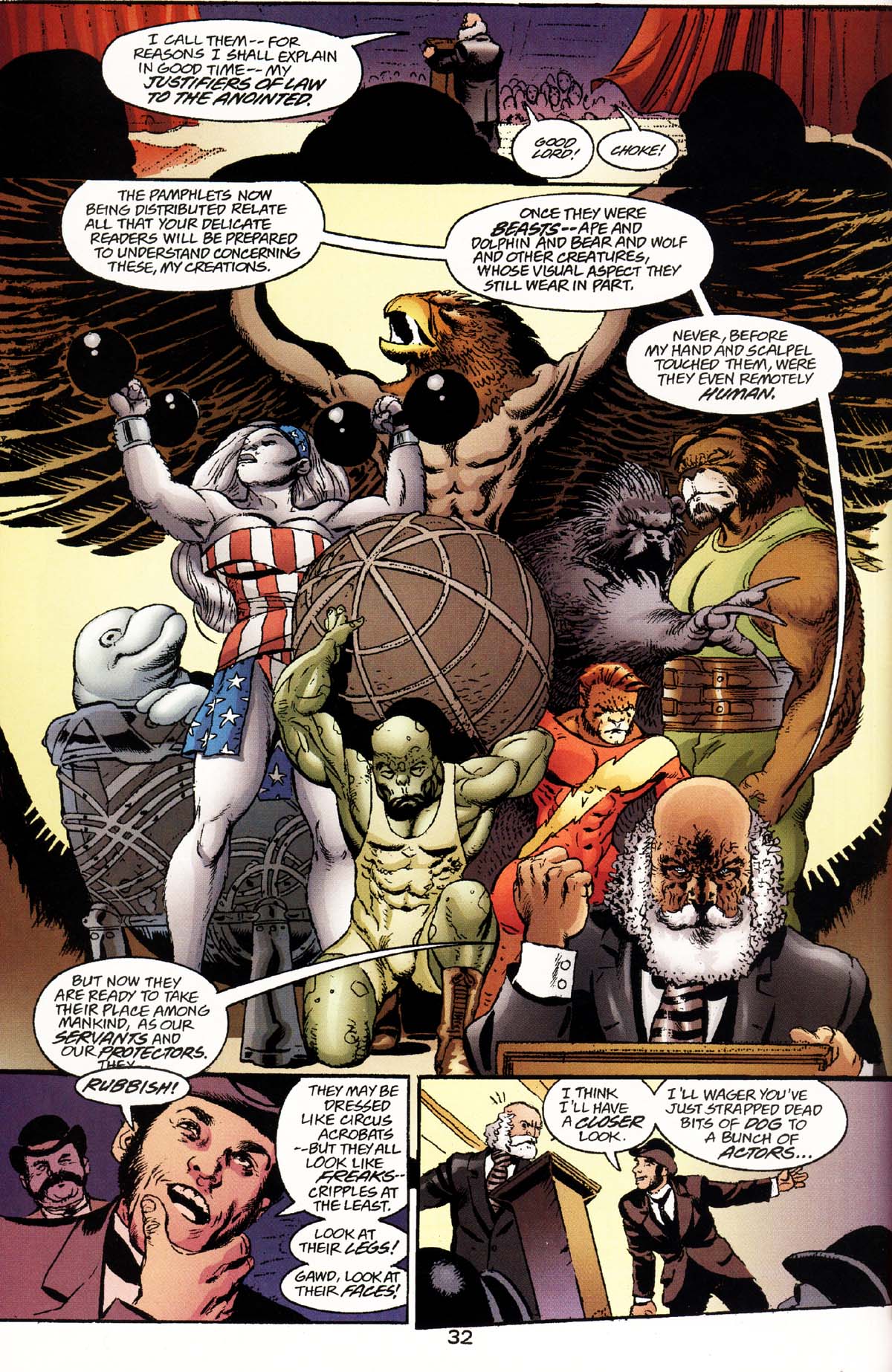 Read online JLA: The Island of Doctor Moreau comic -  Issue # Full - 34