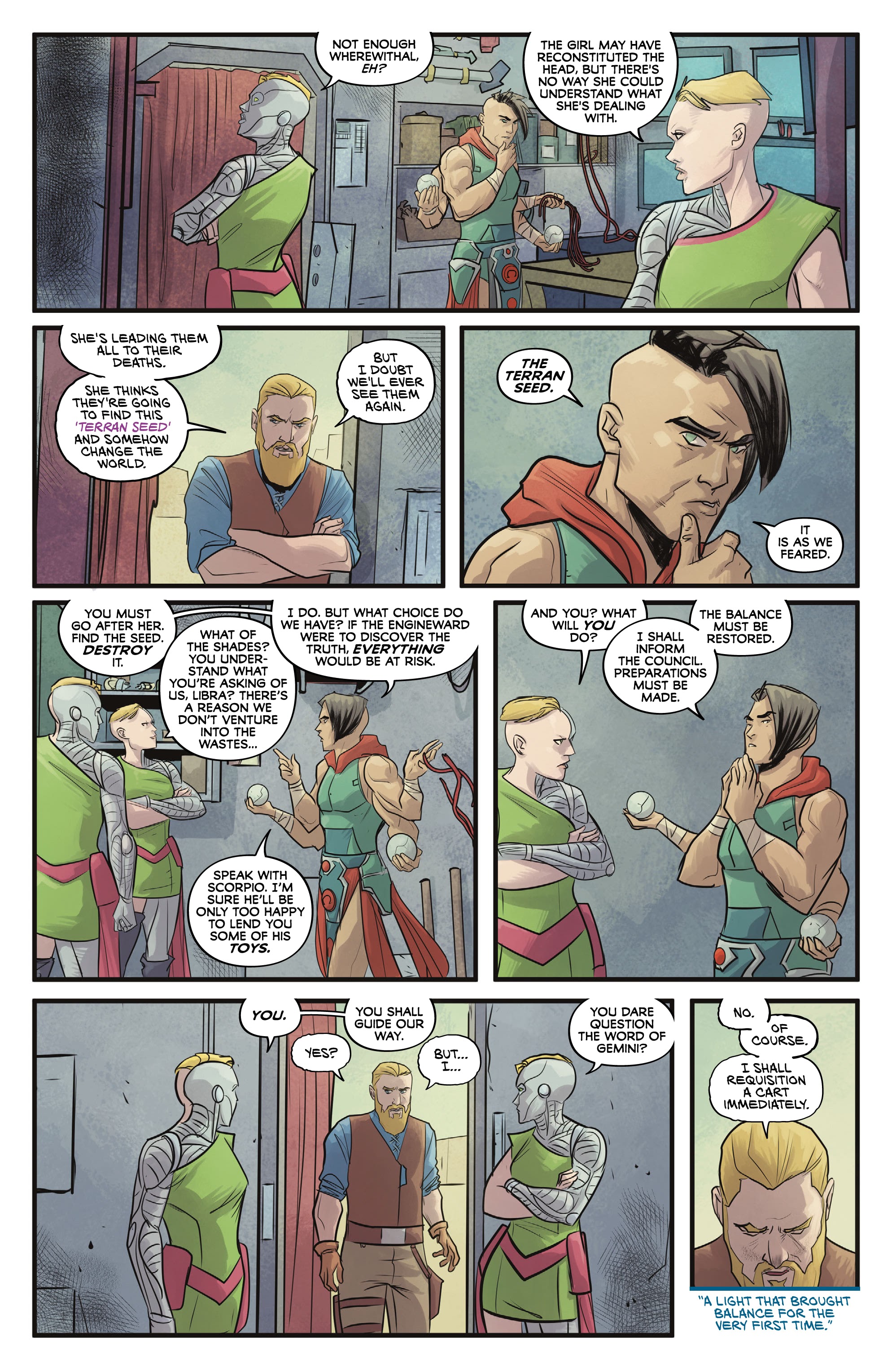 Read online Engine Ward comic -  Issue #4 - 14