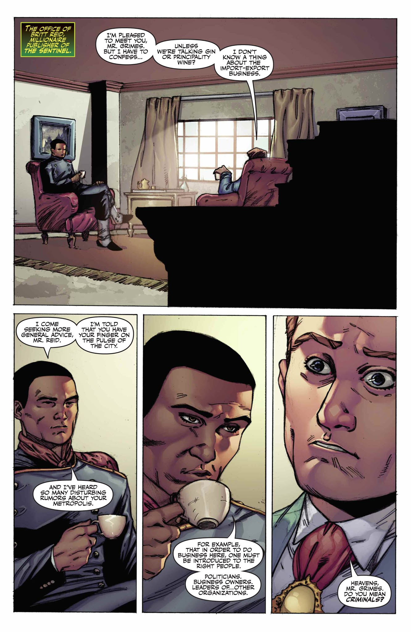 Read online Legenderry: Green Hornet comic -  Issue #1 - 11