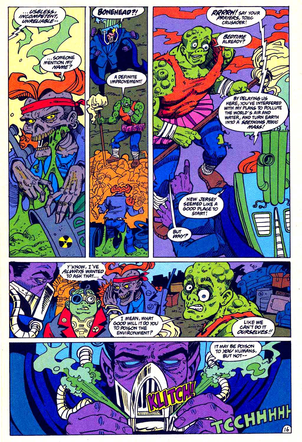 Read online Toxic Crusaders comic -  Issue #1 - 17