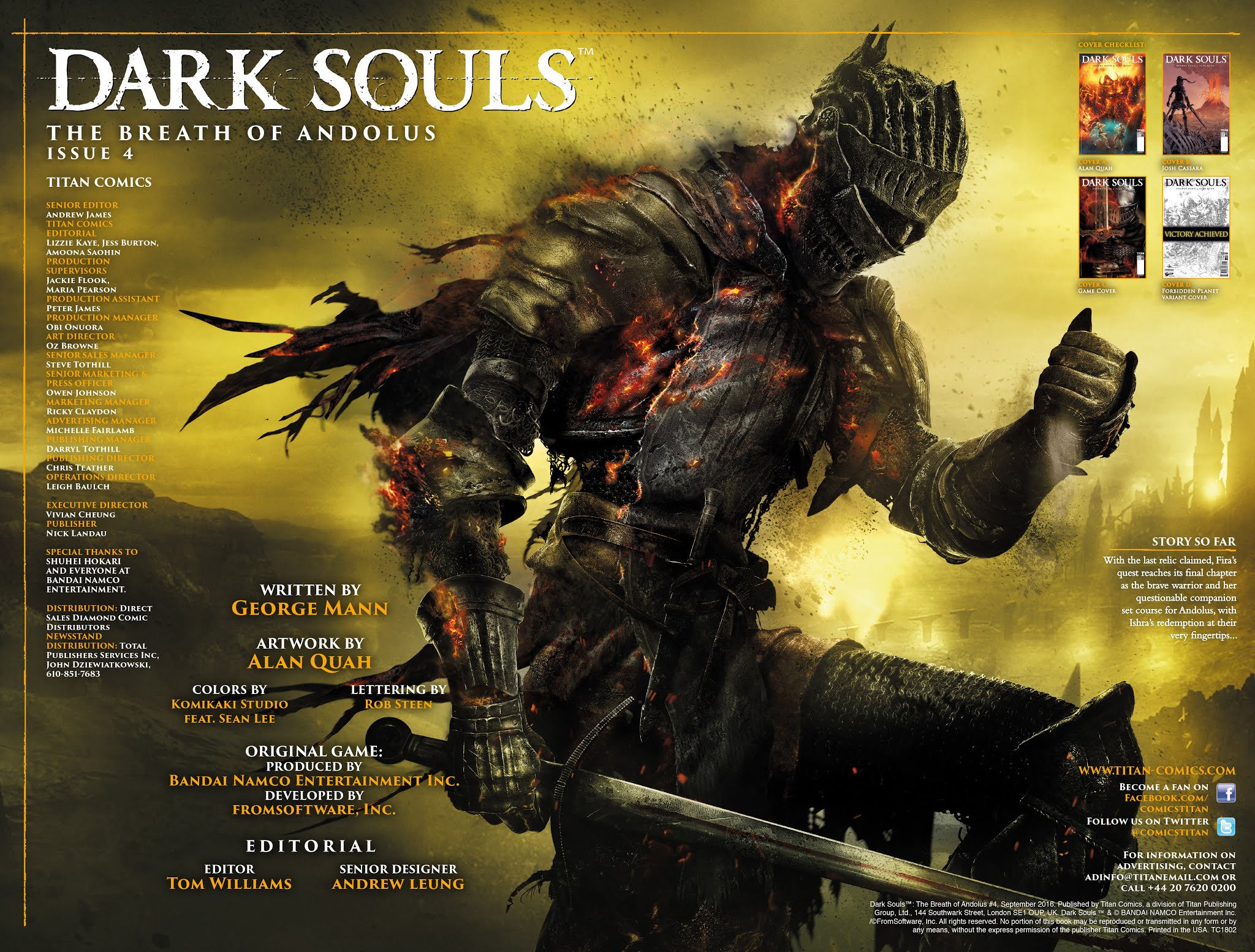 Read online Dark Souls: The Breath of Andolus comic -  Issue #4 - 2