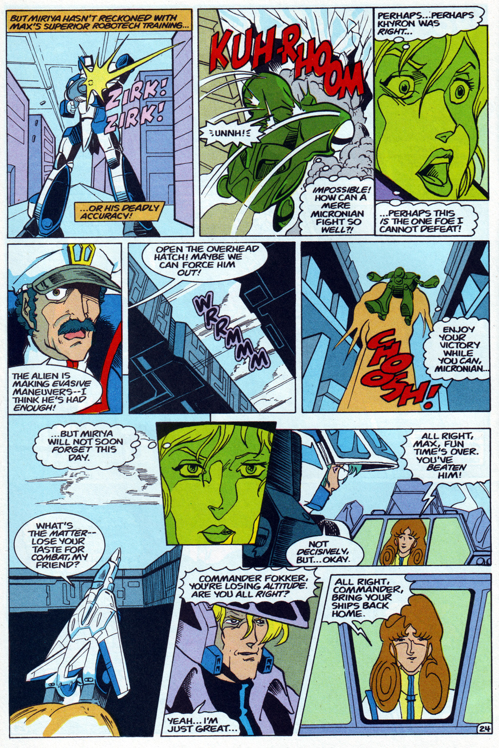 Read online Robotech The Macross Saga comic -  Issue #18 - 25