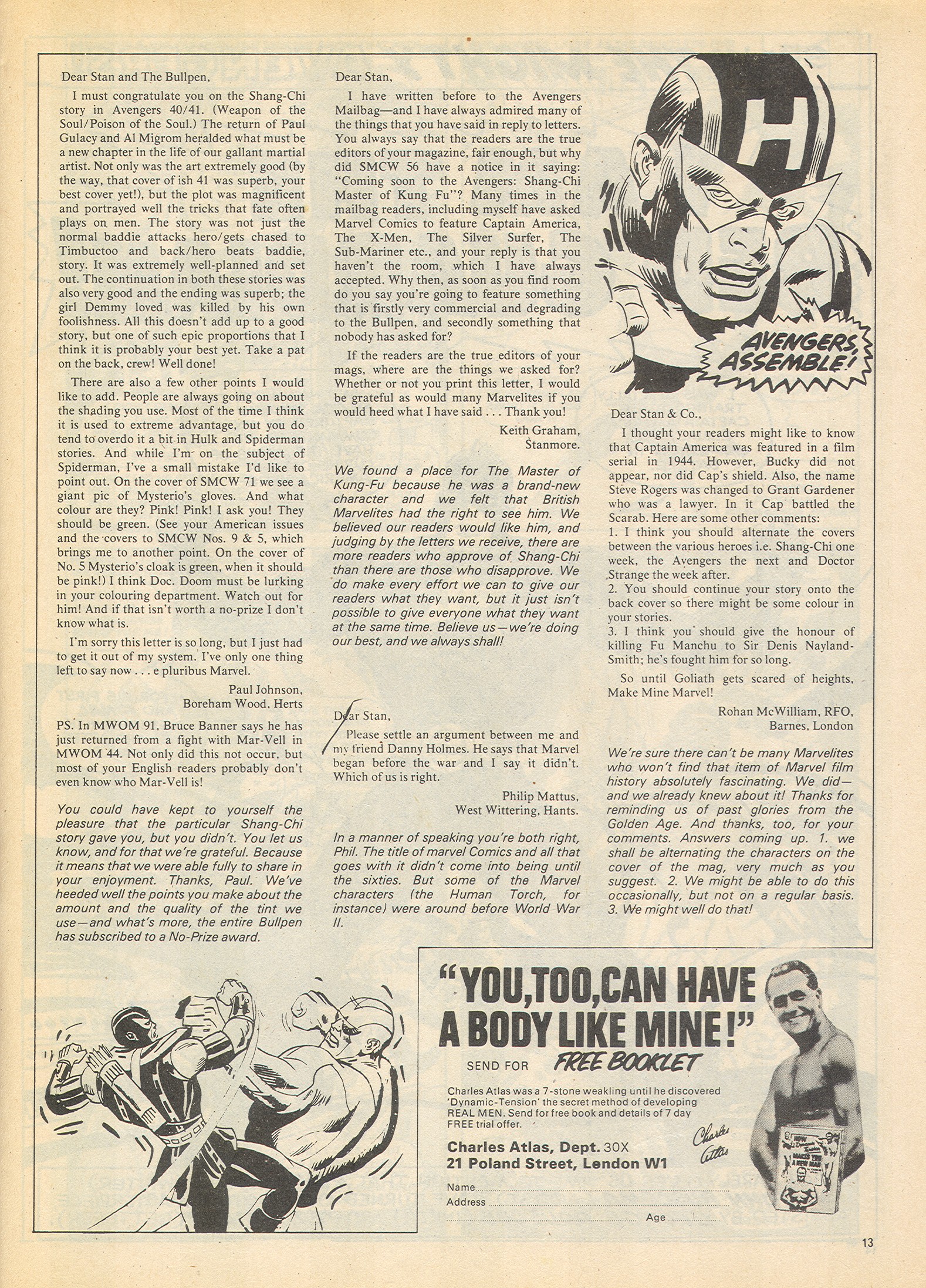 Read online The Avengers (1973) comic -  Issue #53 - 13