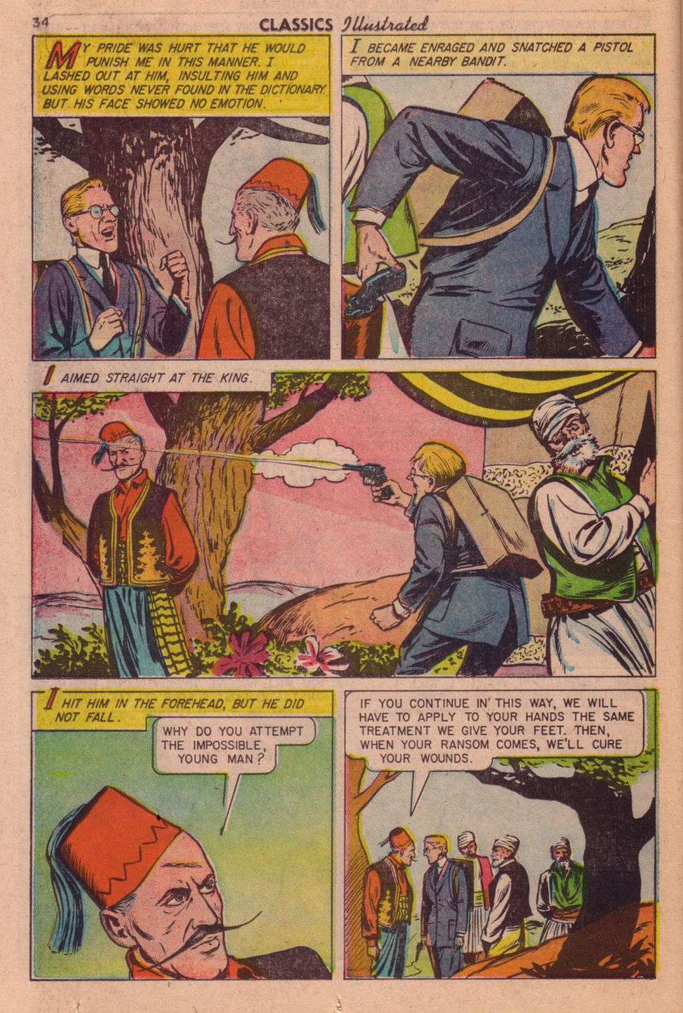 Read online Classics Illustrated comic -  Issue #127 - 36