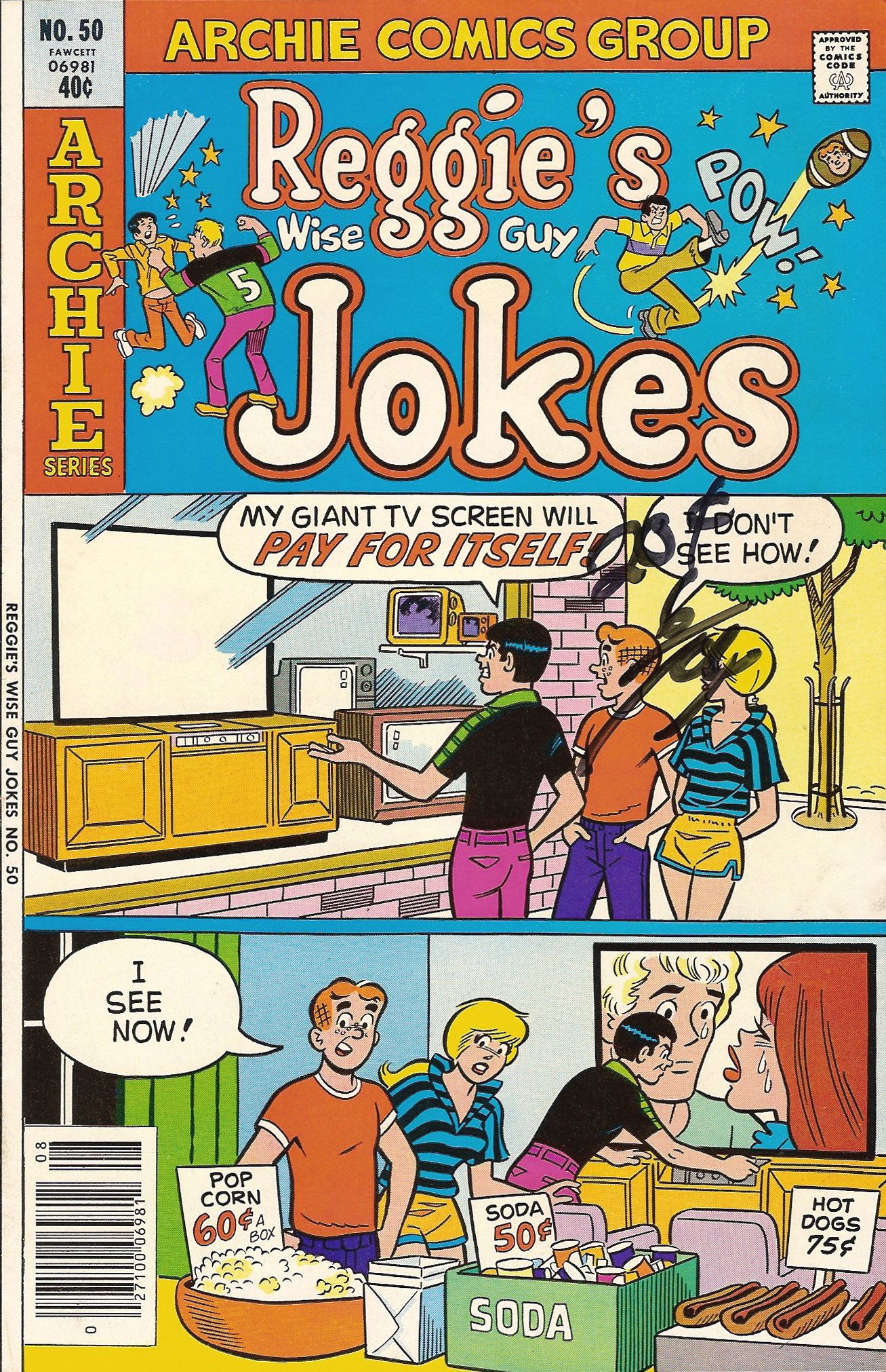 Read online Reggie's Wise Guy Jokes comic -  Issue #50 - 1