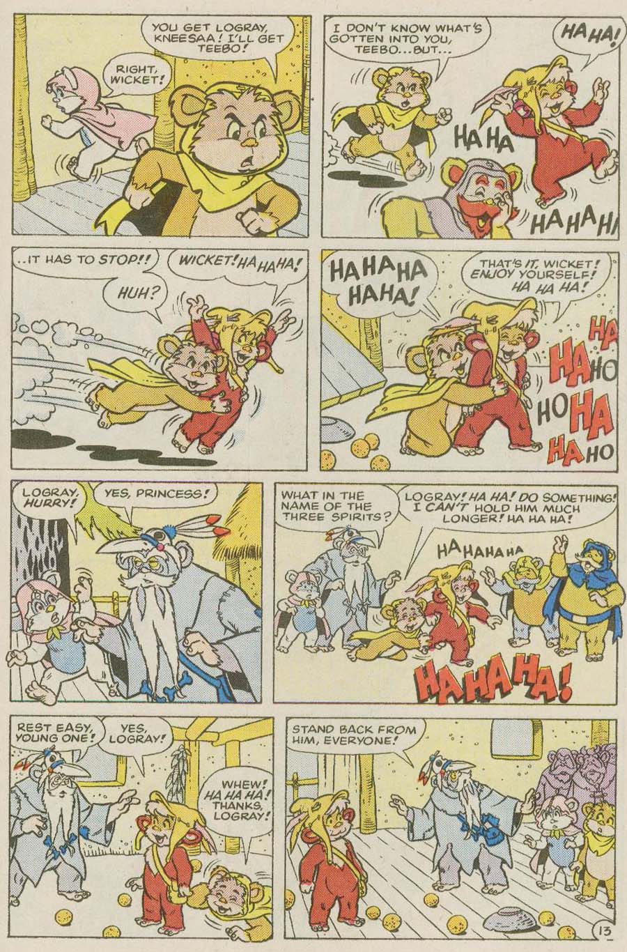 Read online Ewoks (1987) comic -  Issue #7 - 14