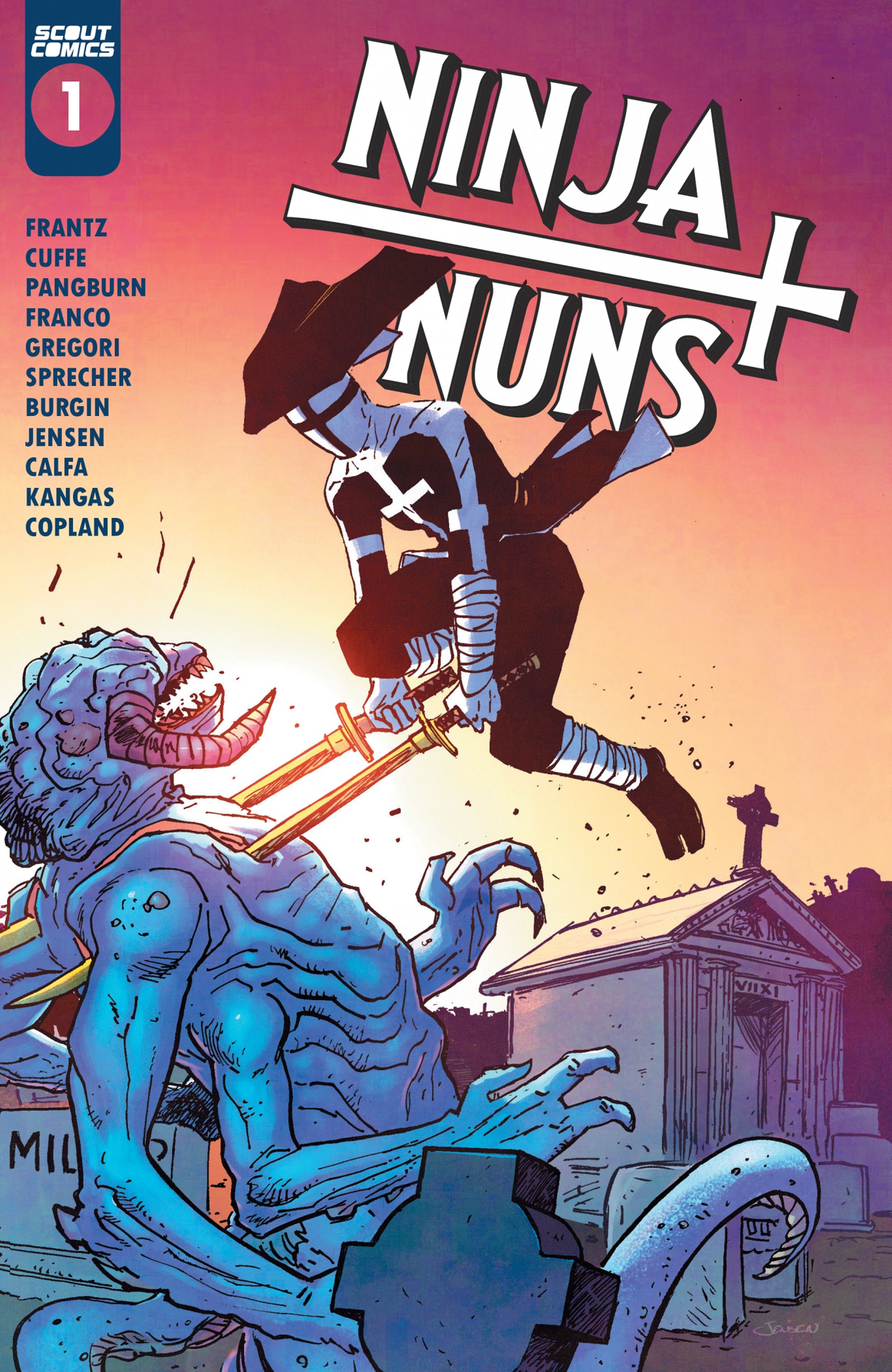 Read online Ninja Nuns comic -  Issue # Full - 1