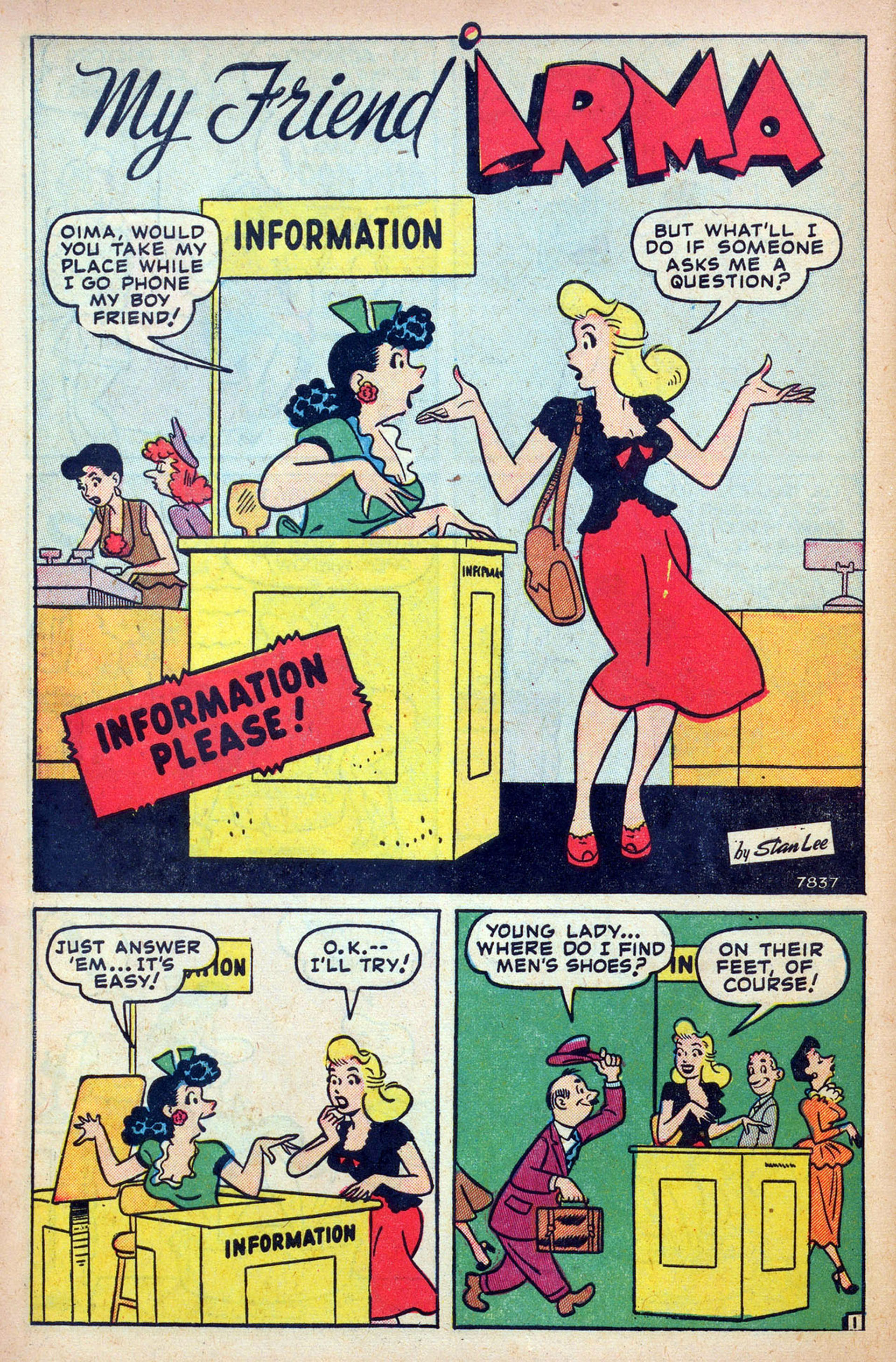 Read online My Friend Irma comic -  Issue #7 - 46