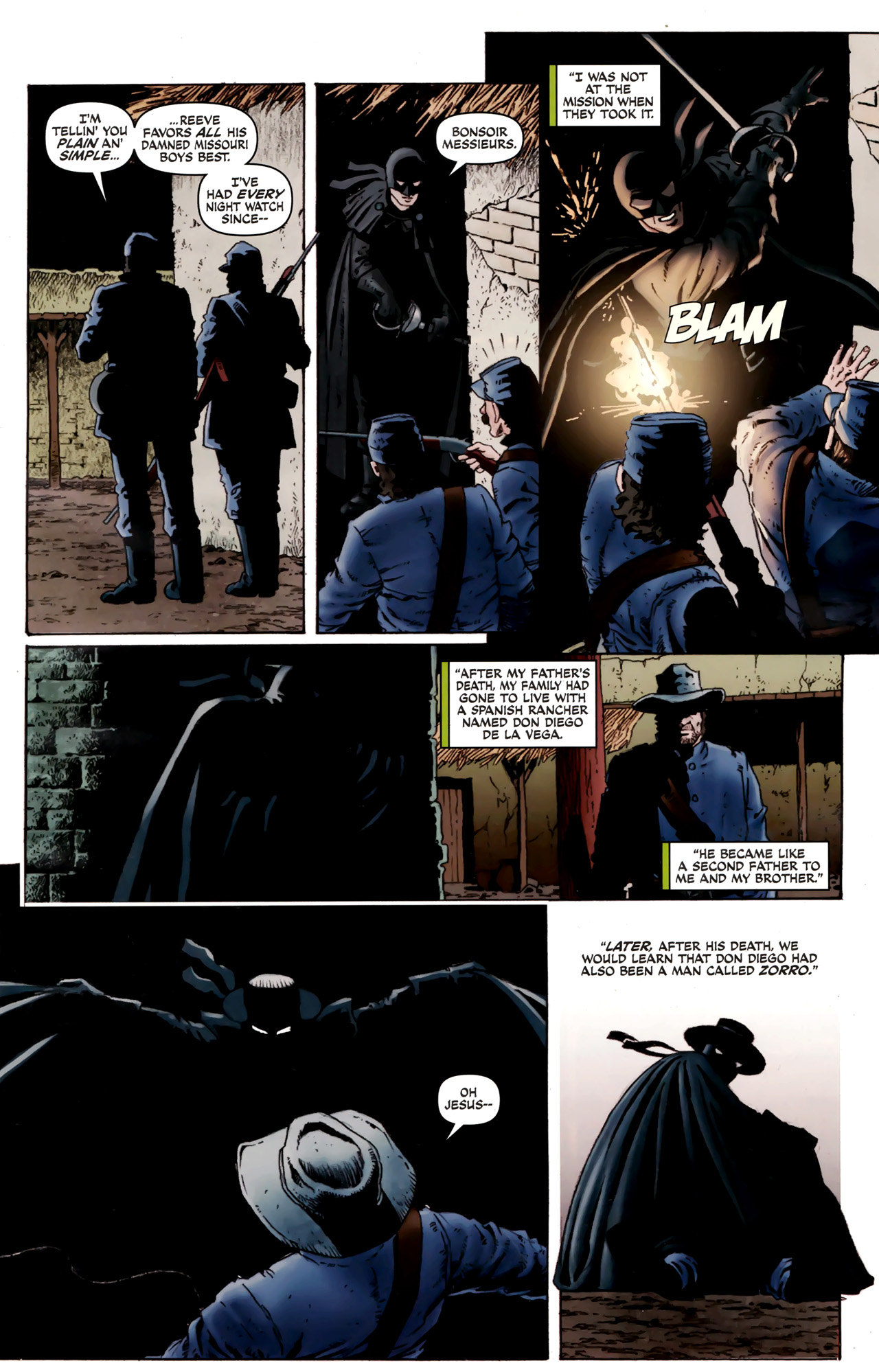 Read online The Lone Ranger & Zorro: The Death of Zorro comic -  Issue #5 - 6
