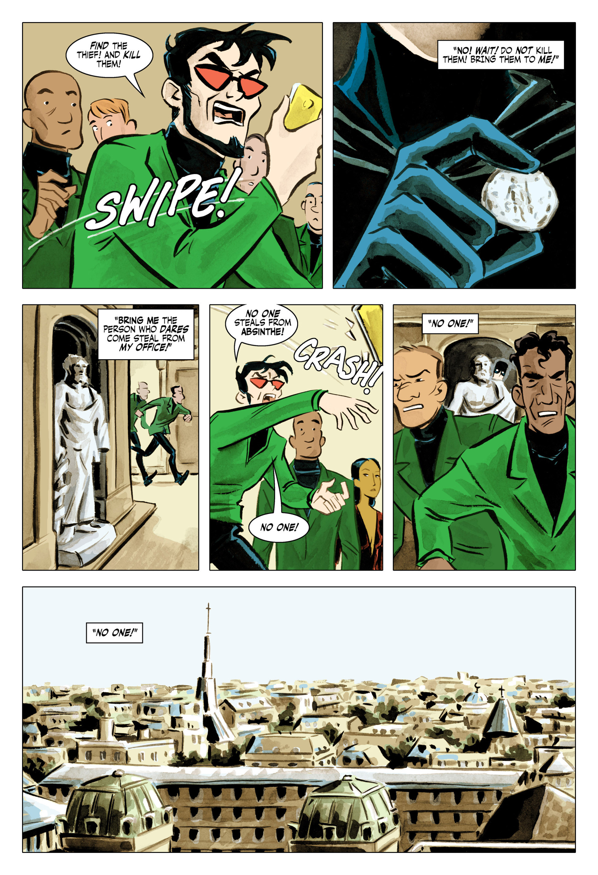 Read online Bandette (2012) comic -  Issue #7 - 8