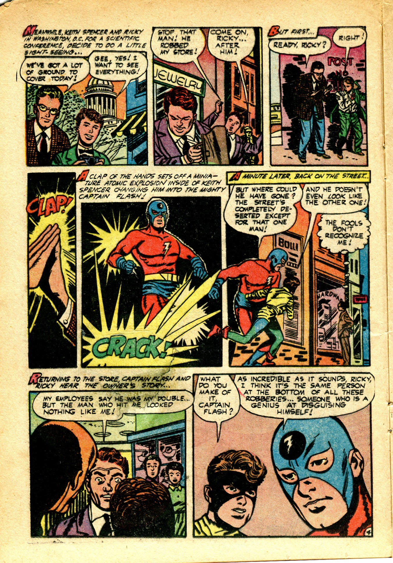 Read online Captain Flash comic -  Issue #2 - 14
