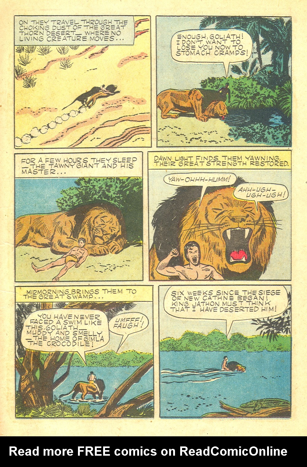 Read online Tarzan (1948) comic -  Issue #36 - 23