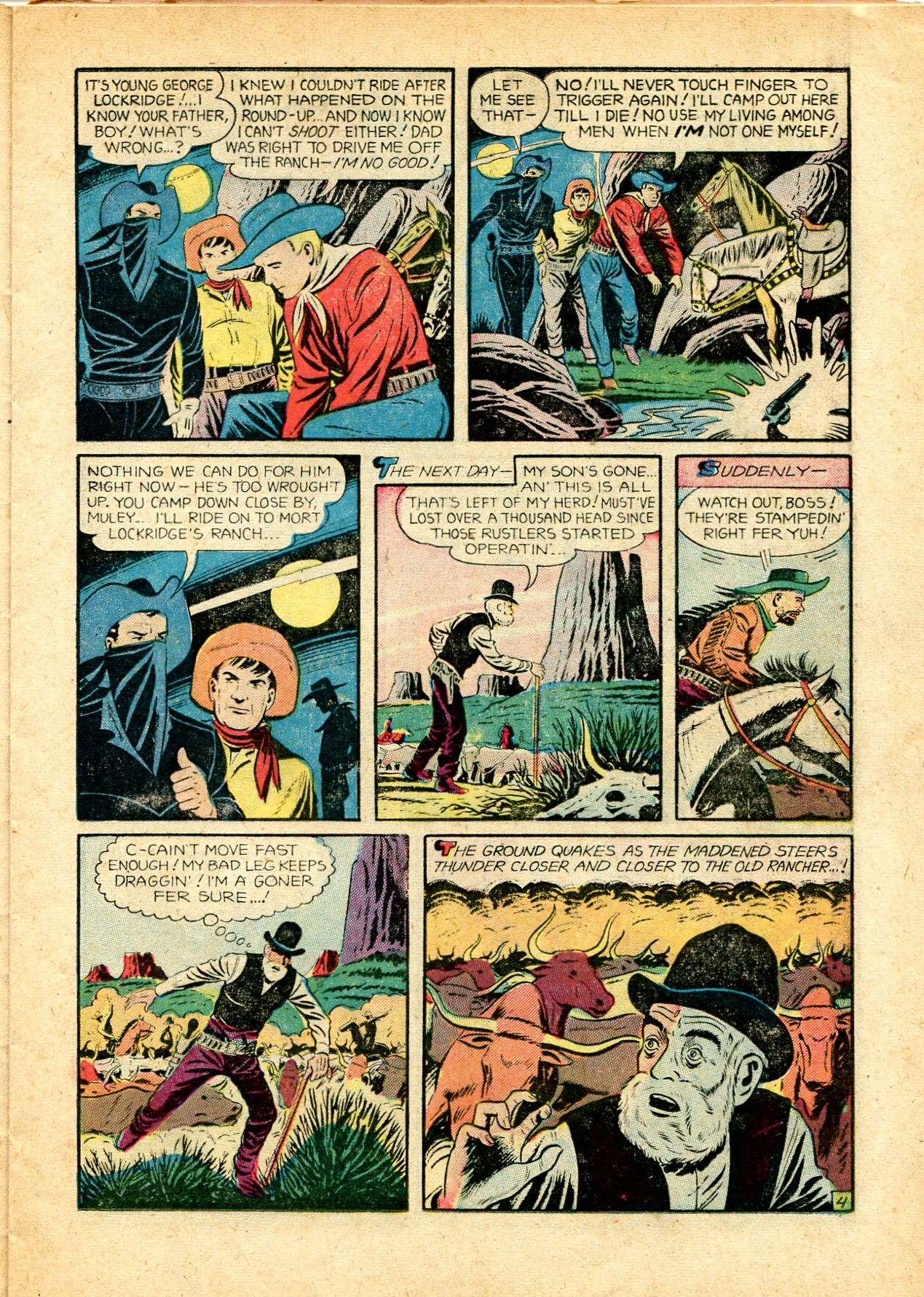 Read online Charles Starrett as The Durango Kid comic -  Issue #34 - 13