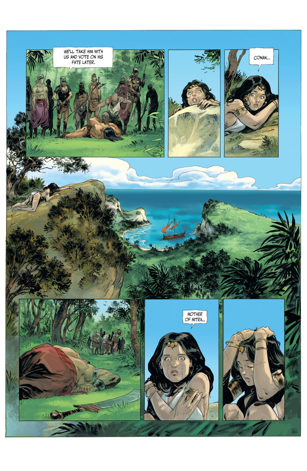 Read online The Cimmerian comic -  Issue # TPB 3 - 45