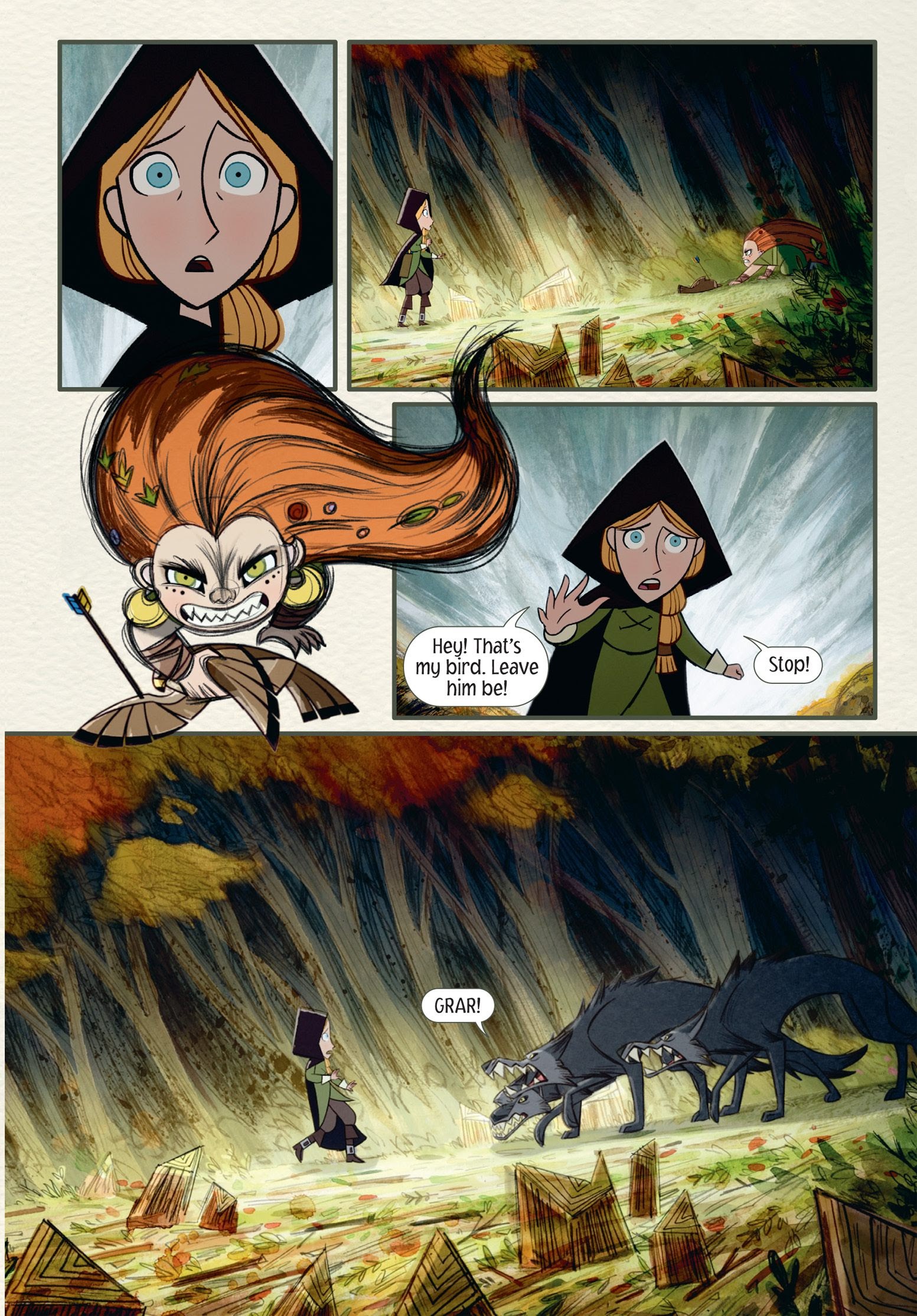 Read online Wolfwalkers: The Graphic Novel comic -  Issue # TPB (Part 1) - 56