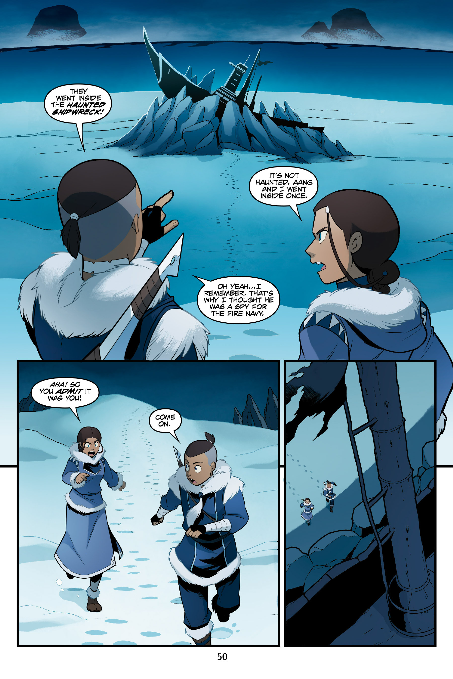Read online Nickelodeon Avatar: The Last Airbender - North and South comic -  Issue #1 - 50