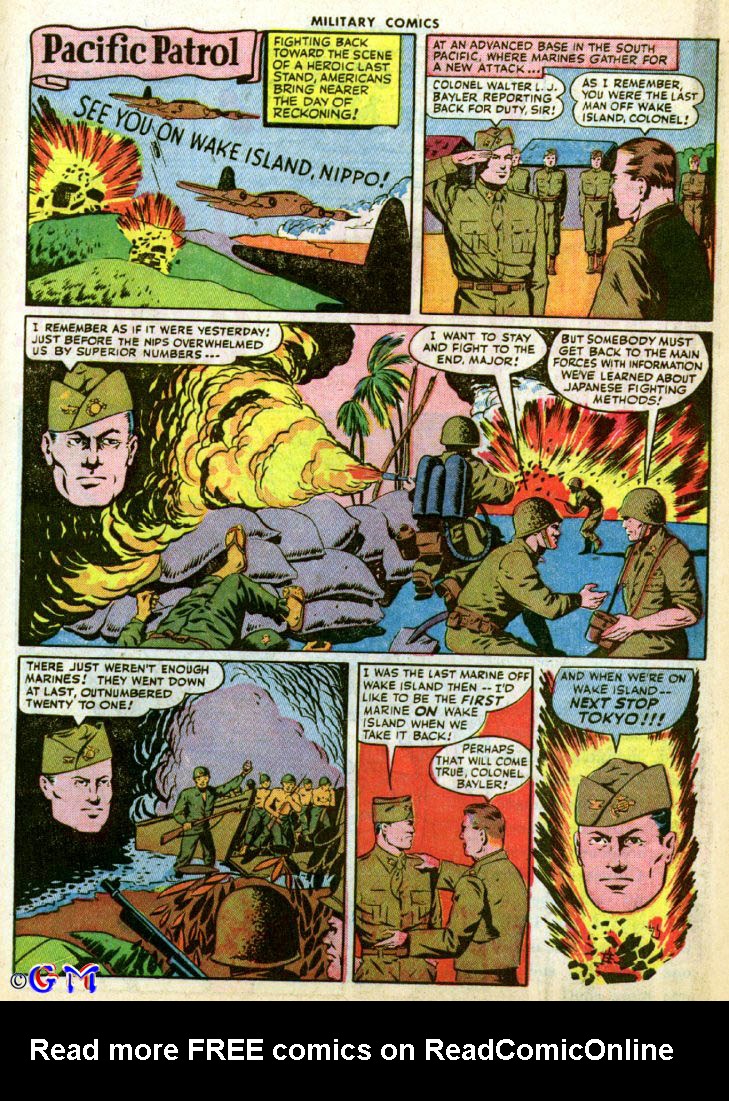 Read online Military Comics comic -  Issue #35 - 51