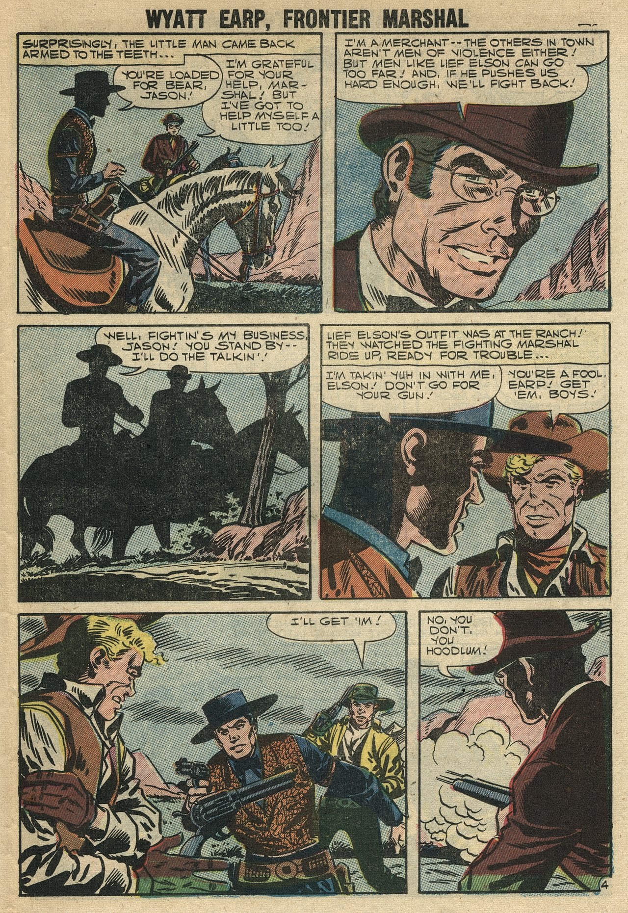 Read online Wyatt Earp Frontier Marshal comic -  Issue #19 - 23
