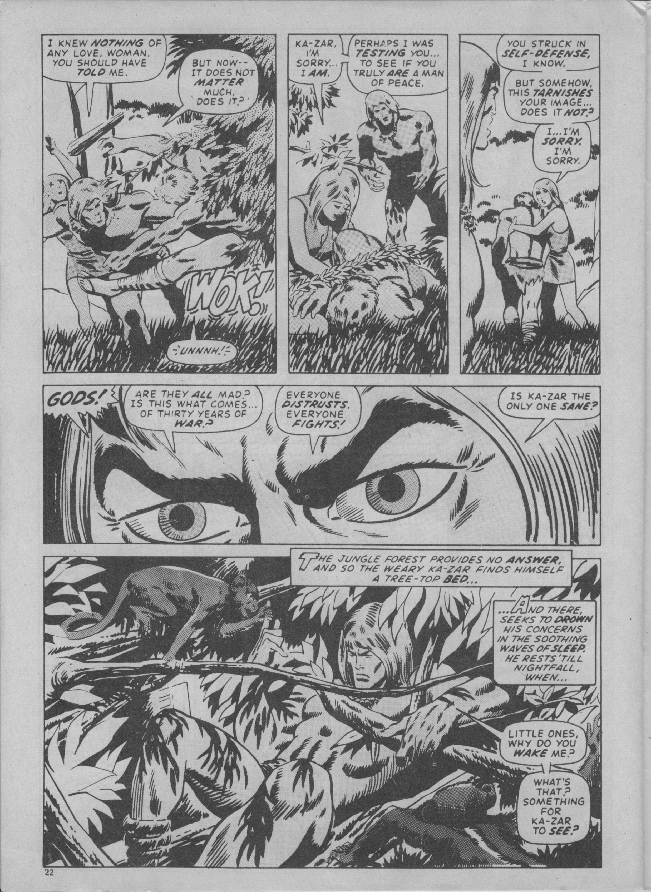 Read online Planet of the Apes (1974) comic -  Issue #10 - 22