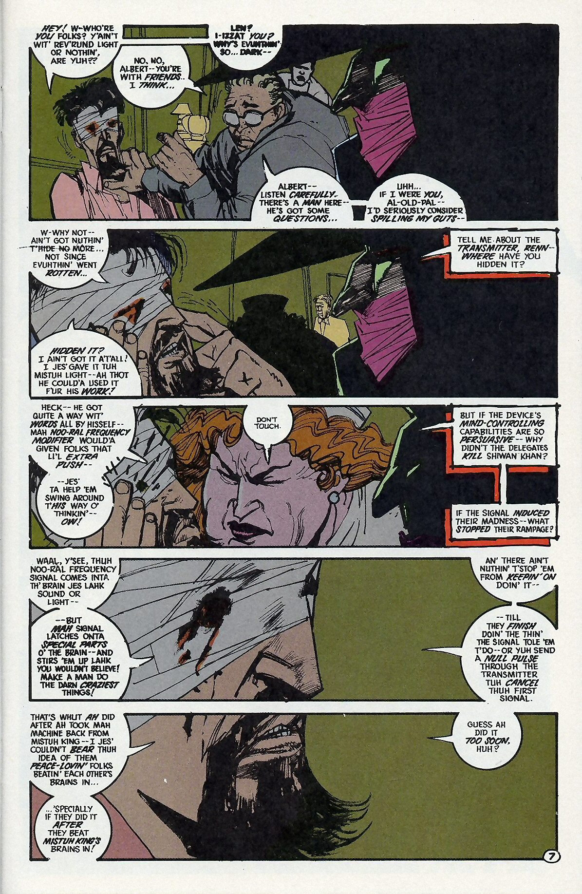 Read online The Shadow (1987) comic -  Issue #6 - 9