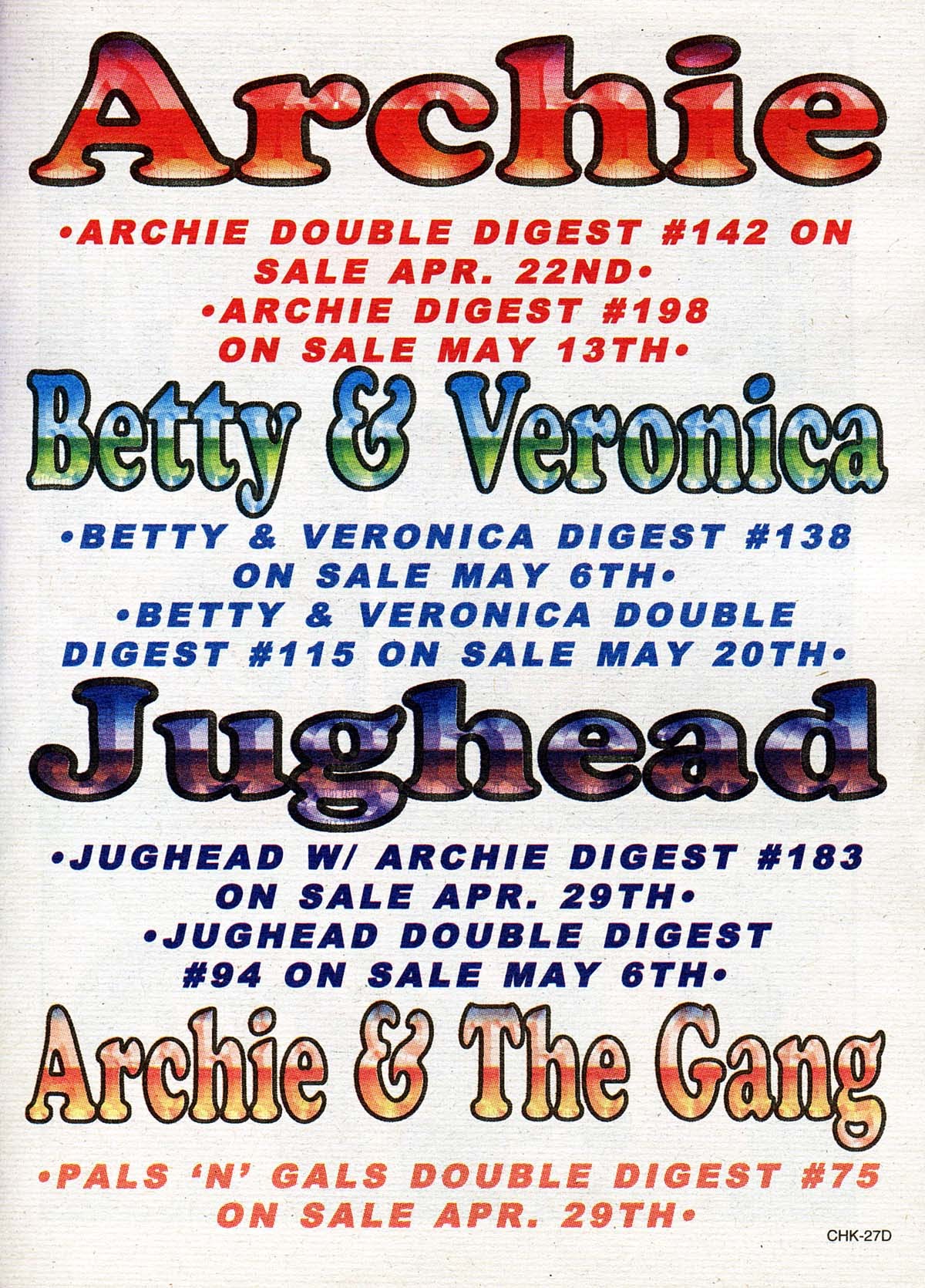 Read online Archie's Double Digest Magazine comic -  Issue #142 - 102