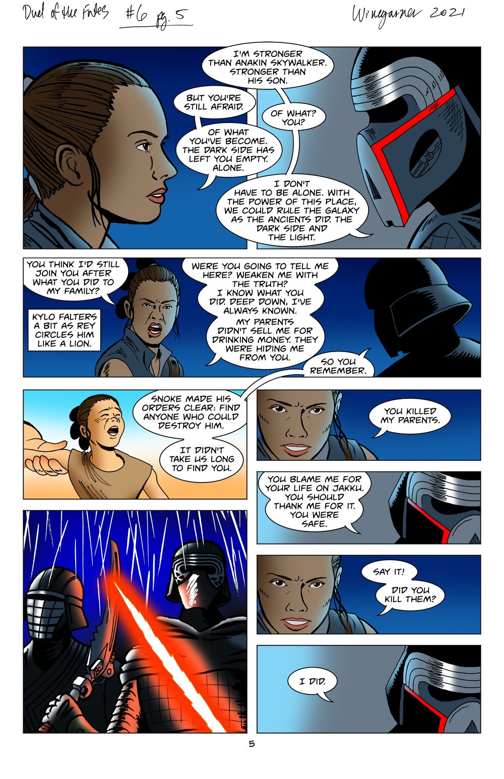Read online Star Wars: Duel of the Fates comic -  Issue #6 - 6