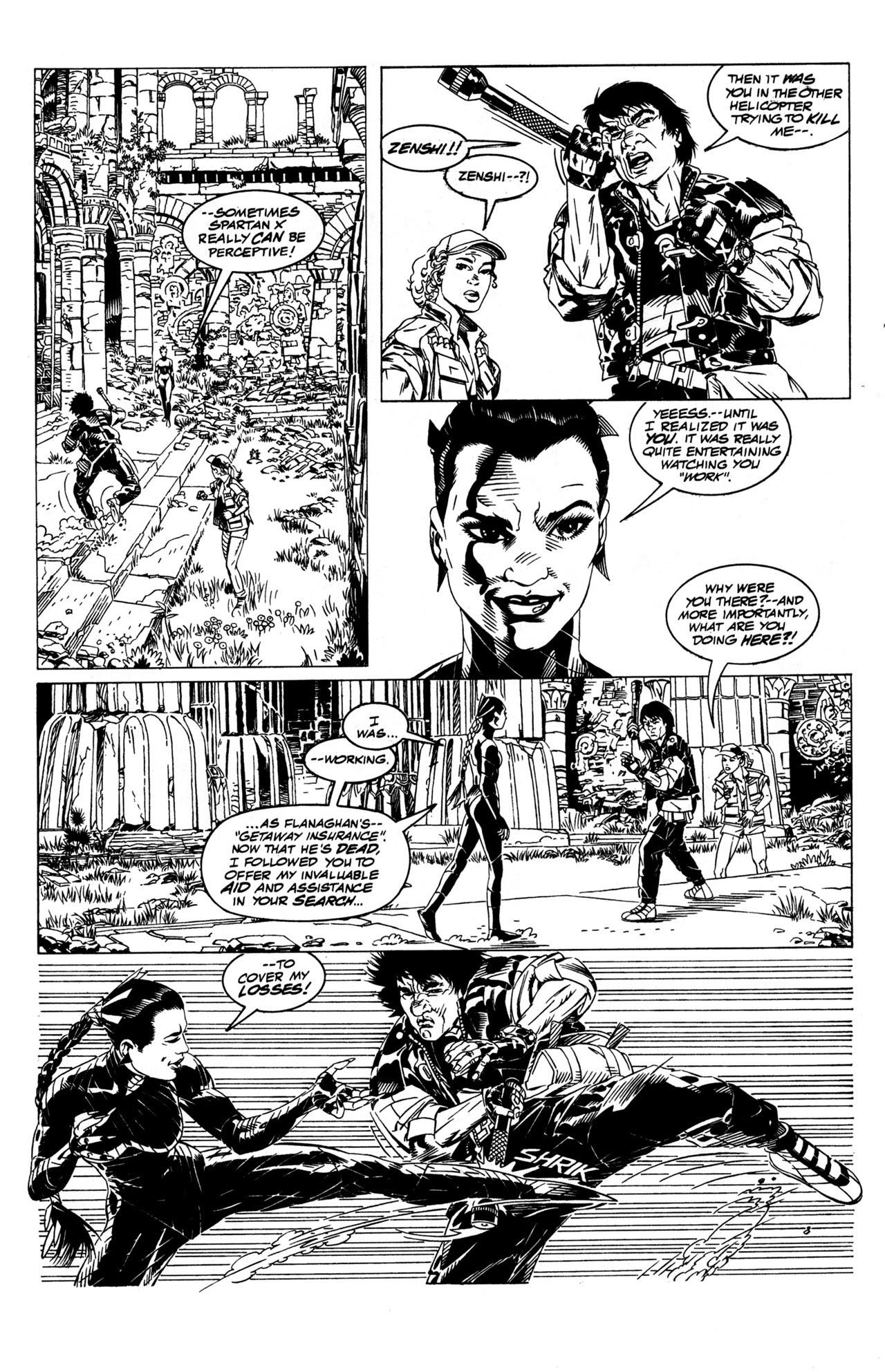 Read online Jackie Chan's Spartan X: Hell Bent Hero For Hire comic -  Issue #3 - 18