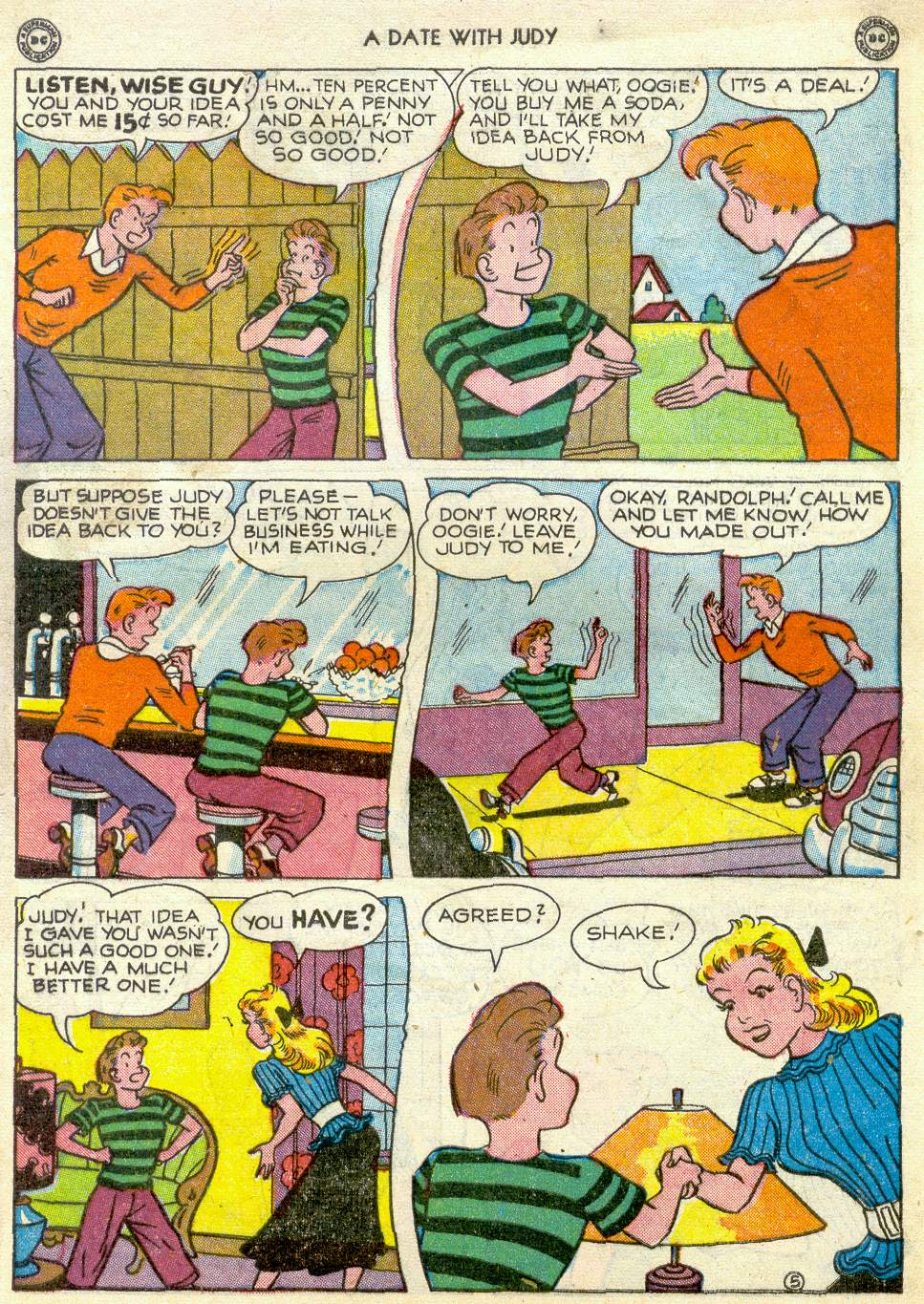 Read online A Date with Judy comic -  Issue #7 - 7