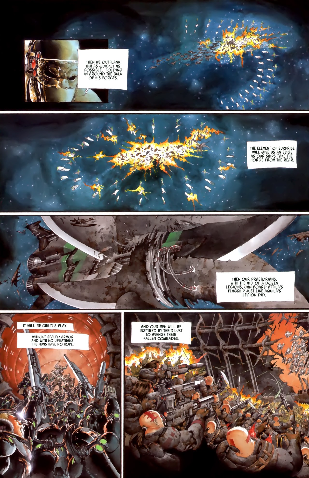Read online Scourge Of The Gods: The Fall comic -  Issue #1 - 38