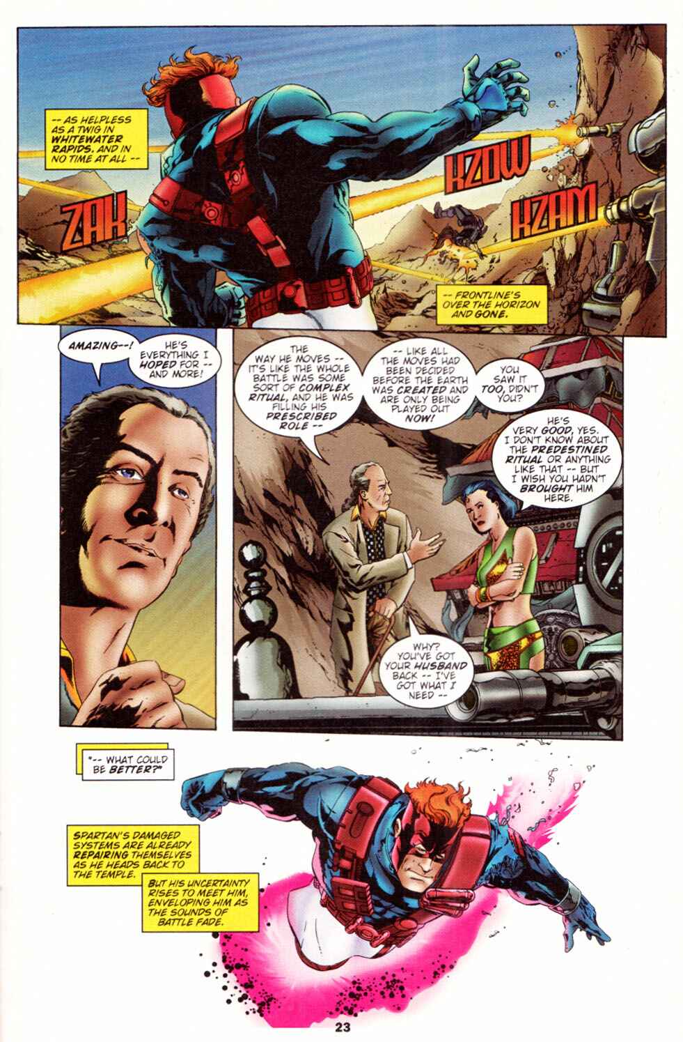 Read online Spartan: Warrior Spirit comic -  Issue #1 - 24