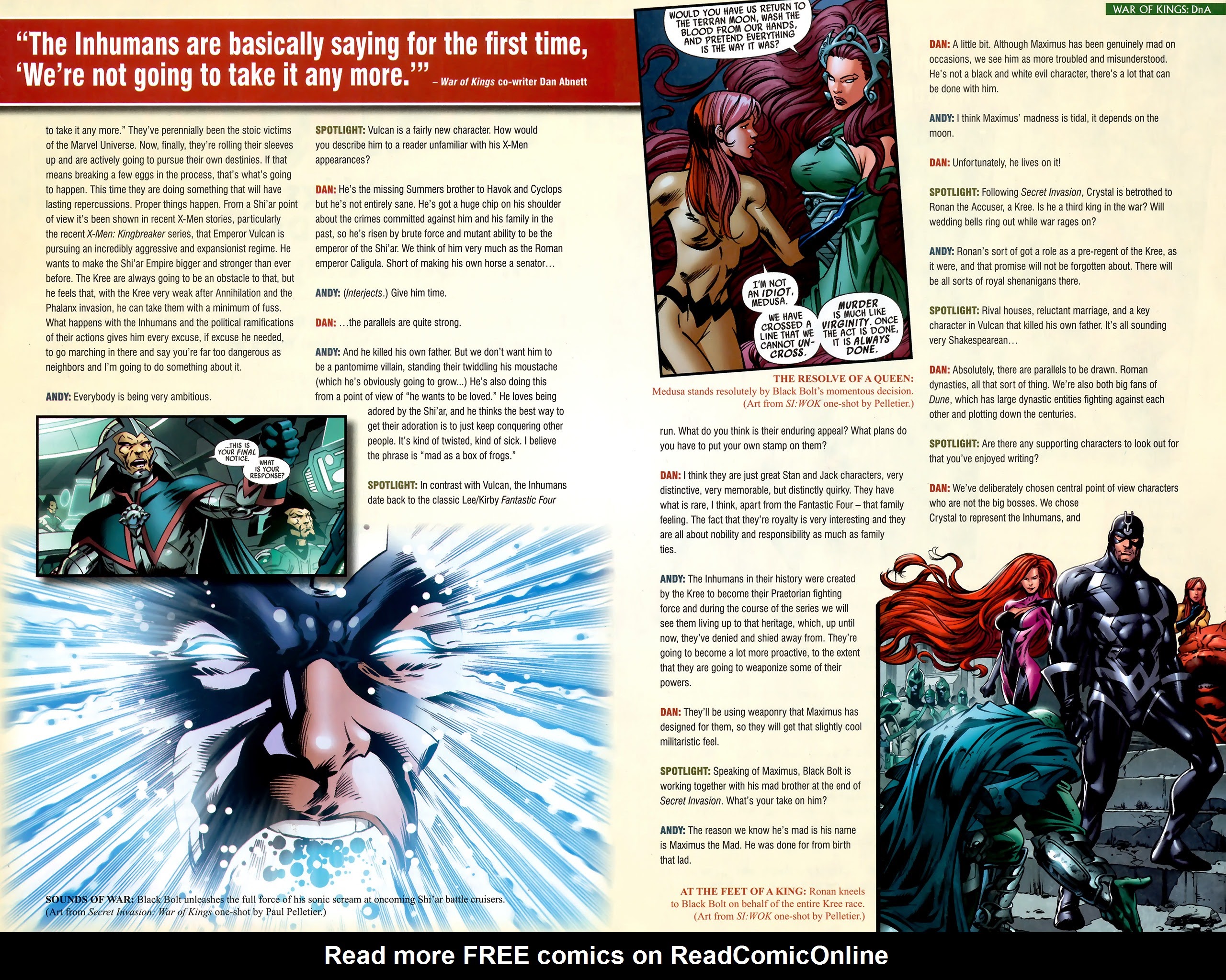 Read online Marvel Spotlight: War Of Kings comic -  Issue # Full - 4
