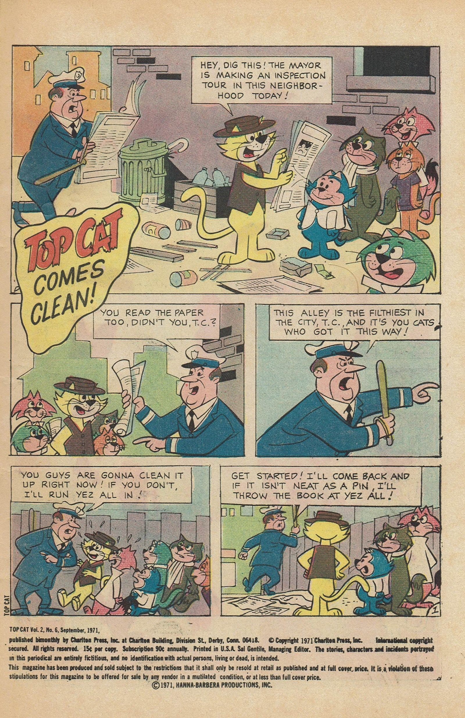 Read online Top Cat (1970) comic -  Issue #6 - 2