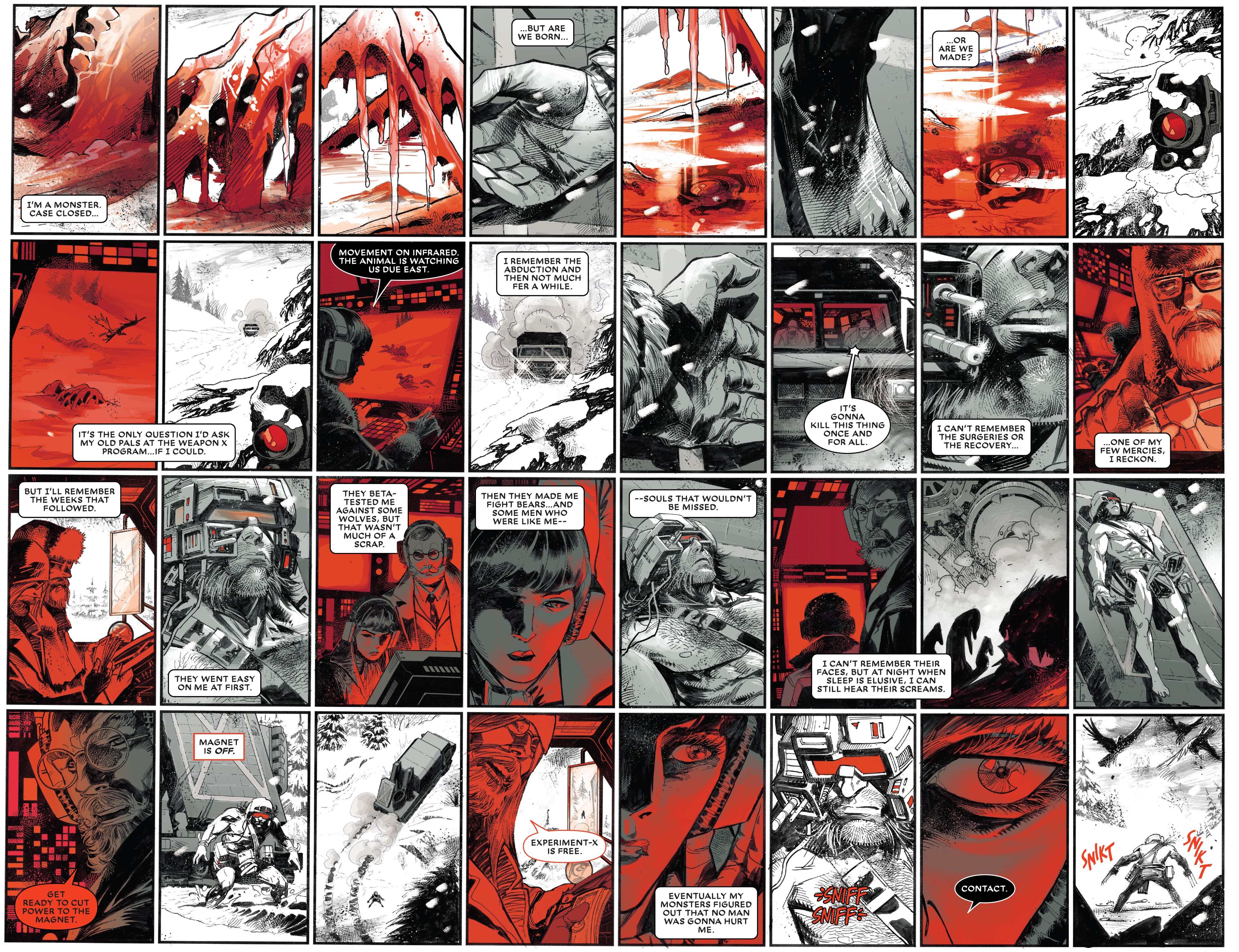 Read online Wolverine: Black, White & Blood comic -  Issue #1 - 4