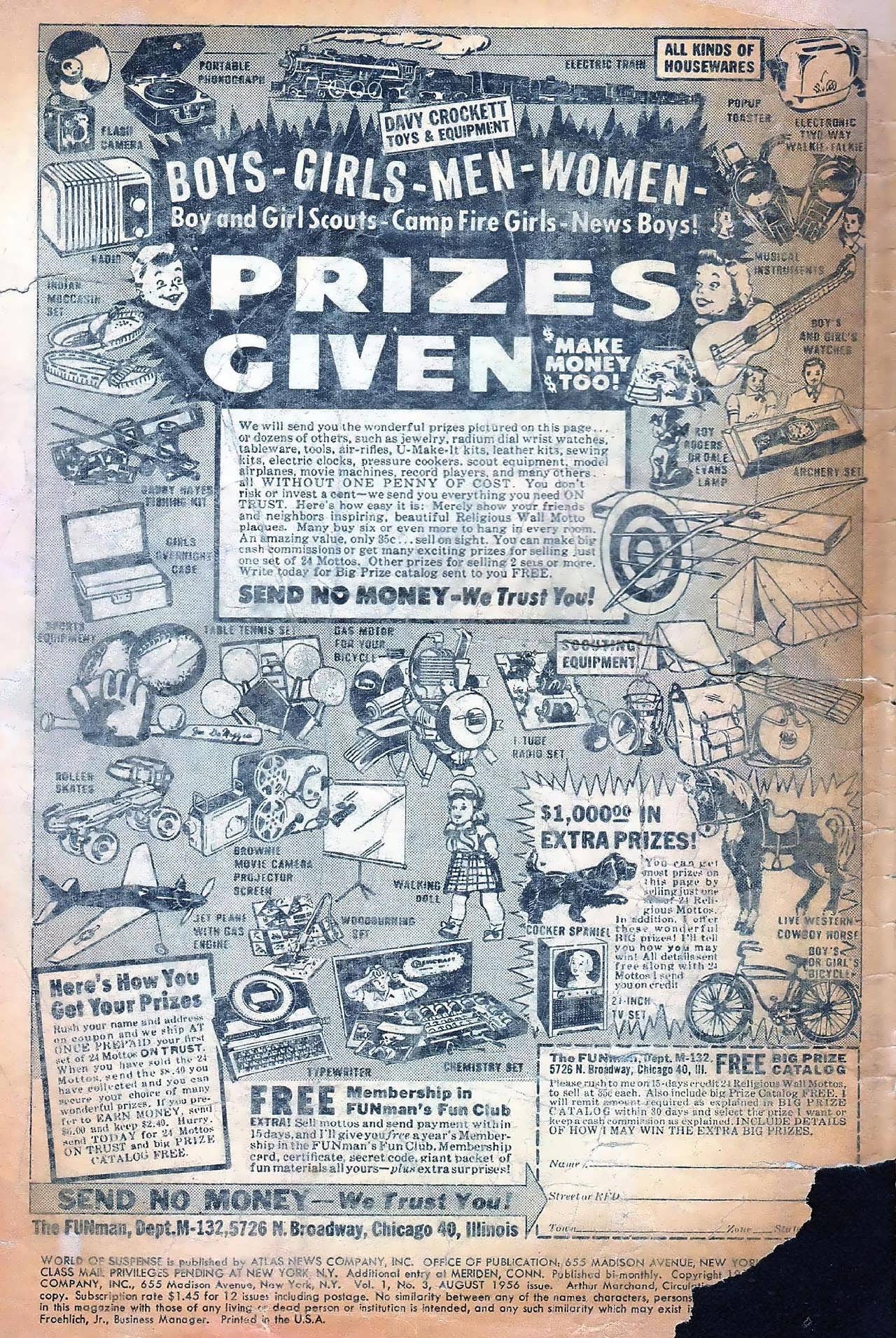 Read online World of Suspense comic -  Issue #3 - 2