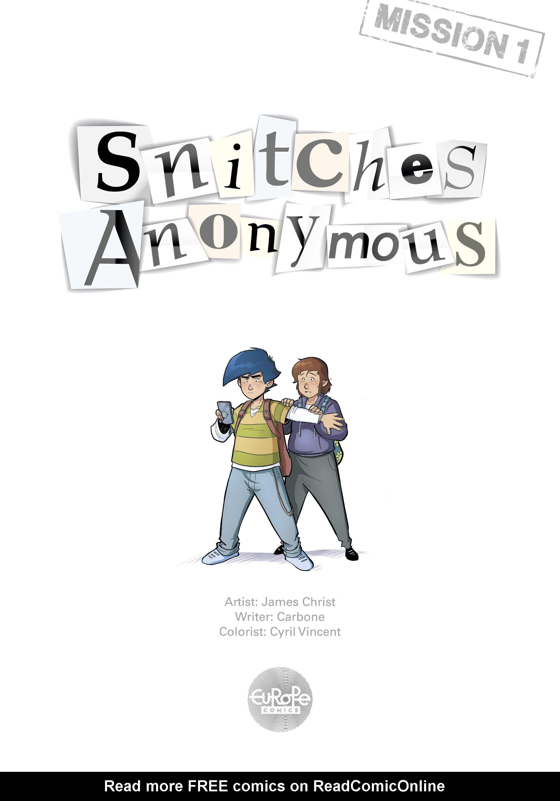 Read online Snitches Anonymous comic -  Issue # Full - 2