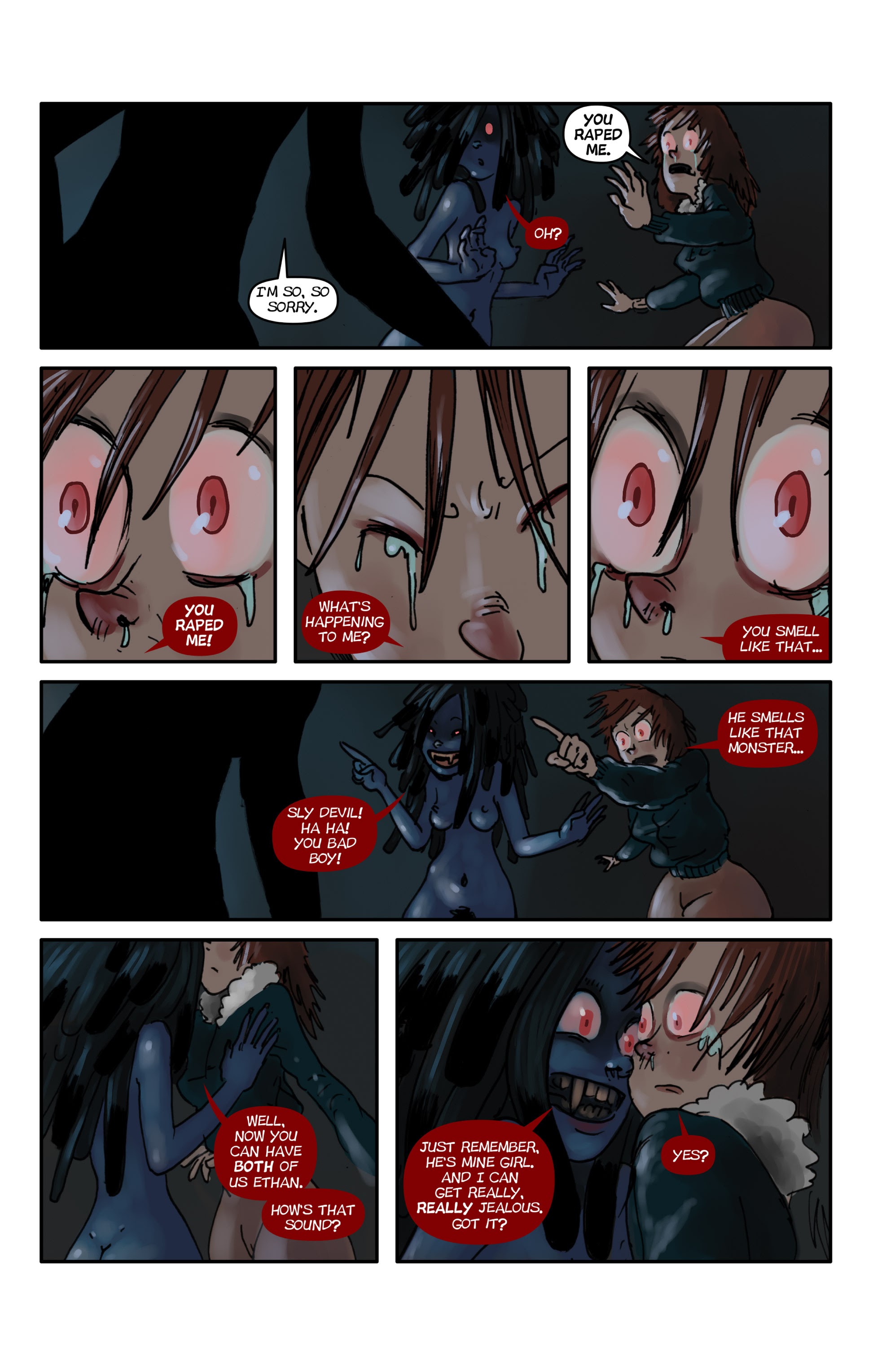 Read online Who Needs the Moon comic -  Issue #8 - 9
