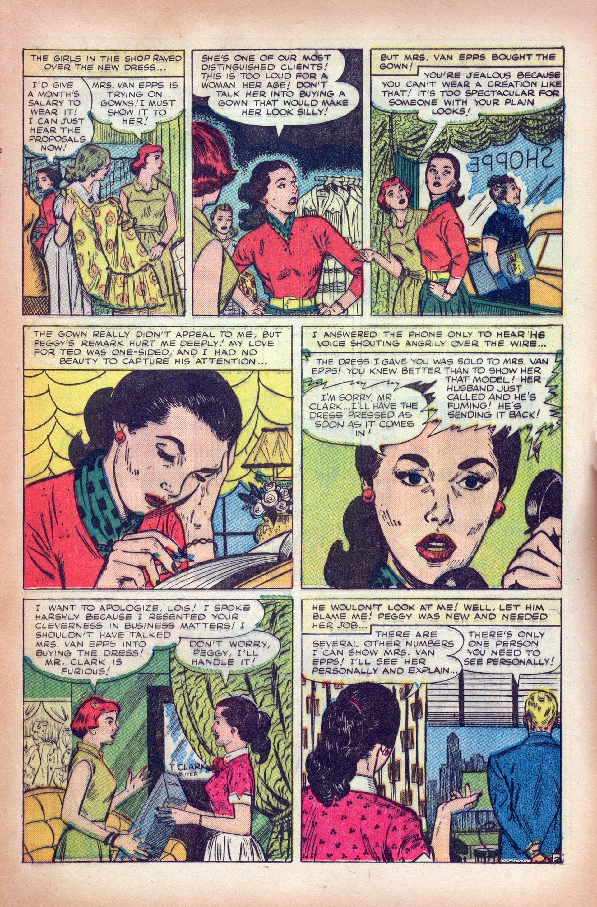 Read online Love Romances comic -  Issue #56 - 17