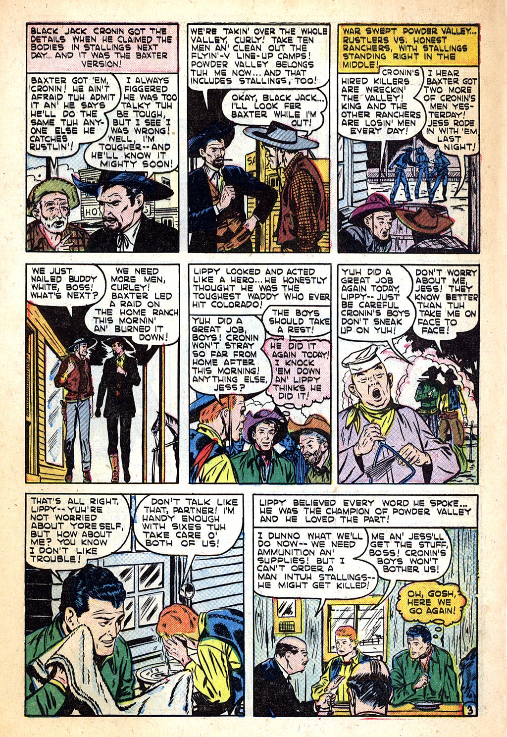Read online Western Thrillers (1954) comic -  Issue #1 - 5