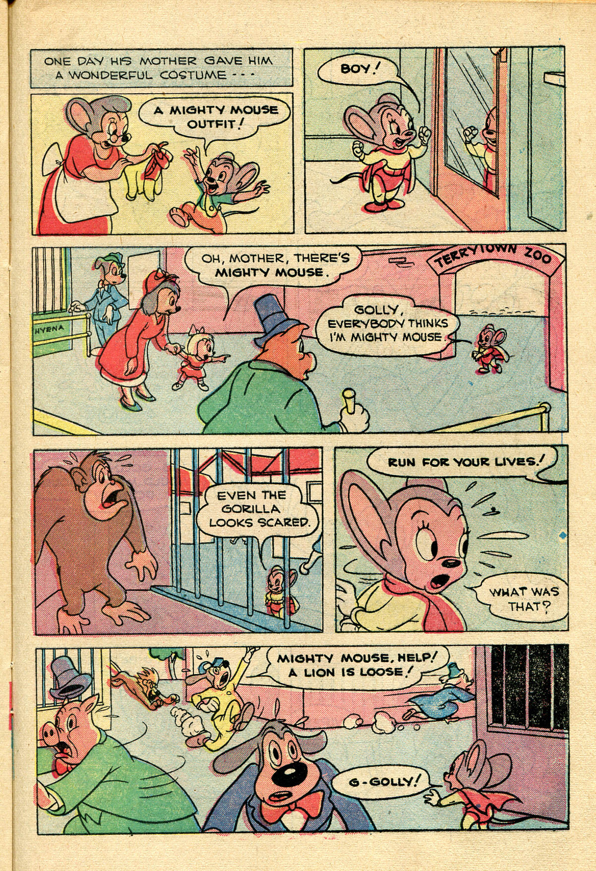 Read online Paul Terry's Mighty Mouse Comics comic -  Issue #21 - 37