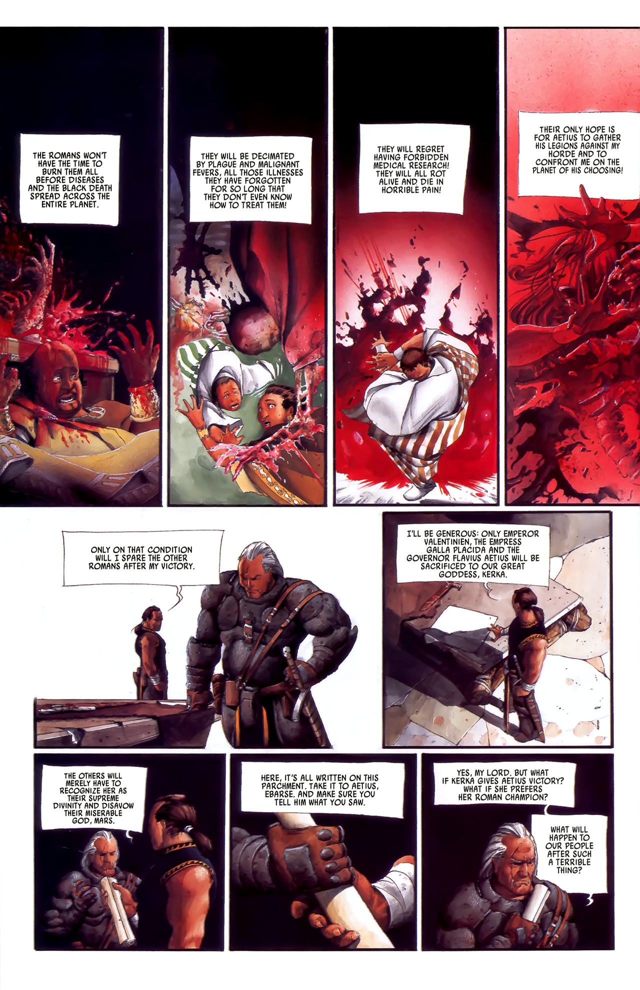 Read online Scourge of the Gods comic -  Issue #3 - 28